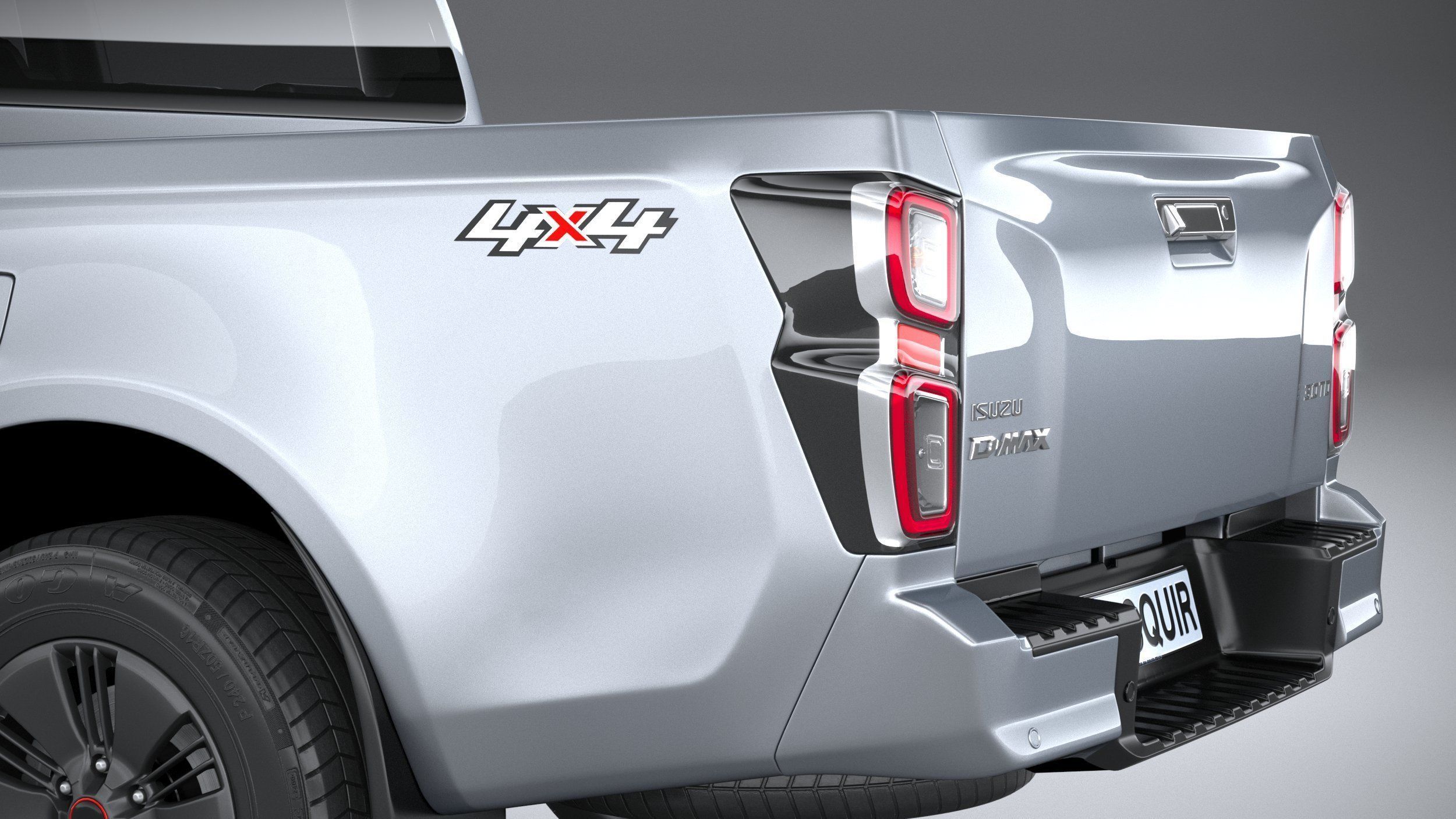 Isuzu D-max 2020 3D model_6