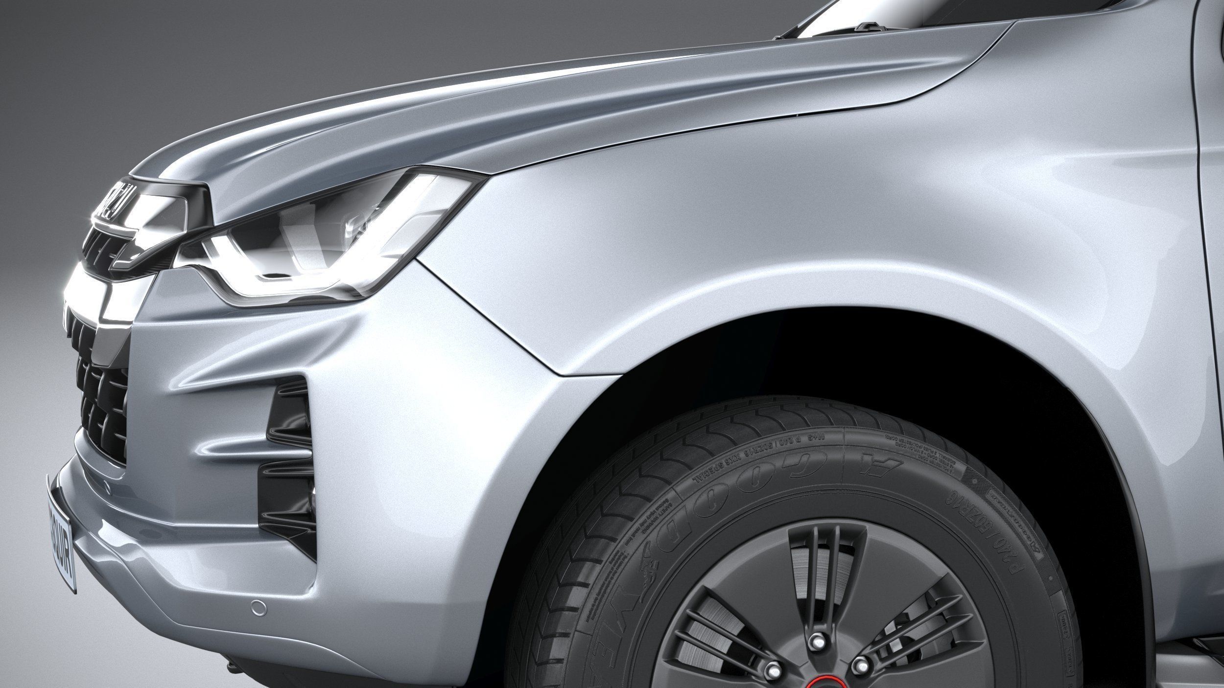 Isuzu D-max 2020 3D model_3