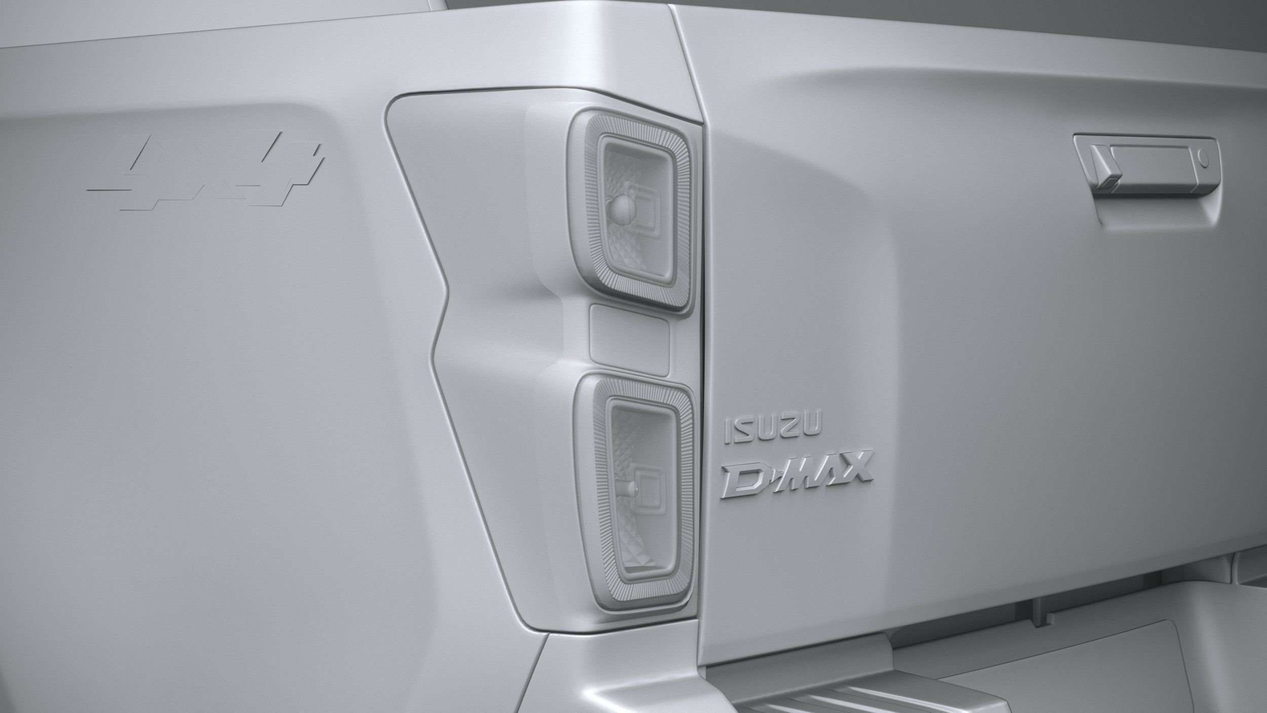 Isuzu D-max 2020 3D model_24