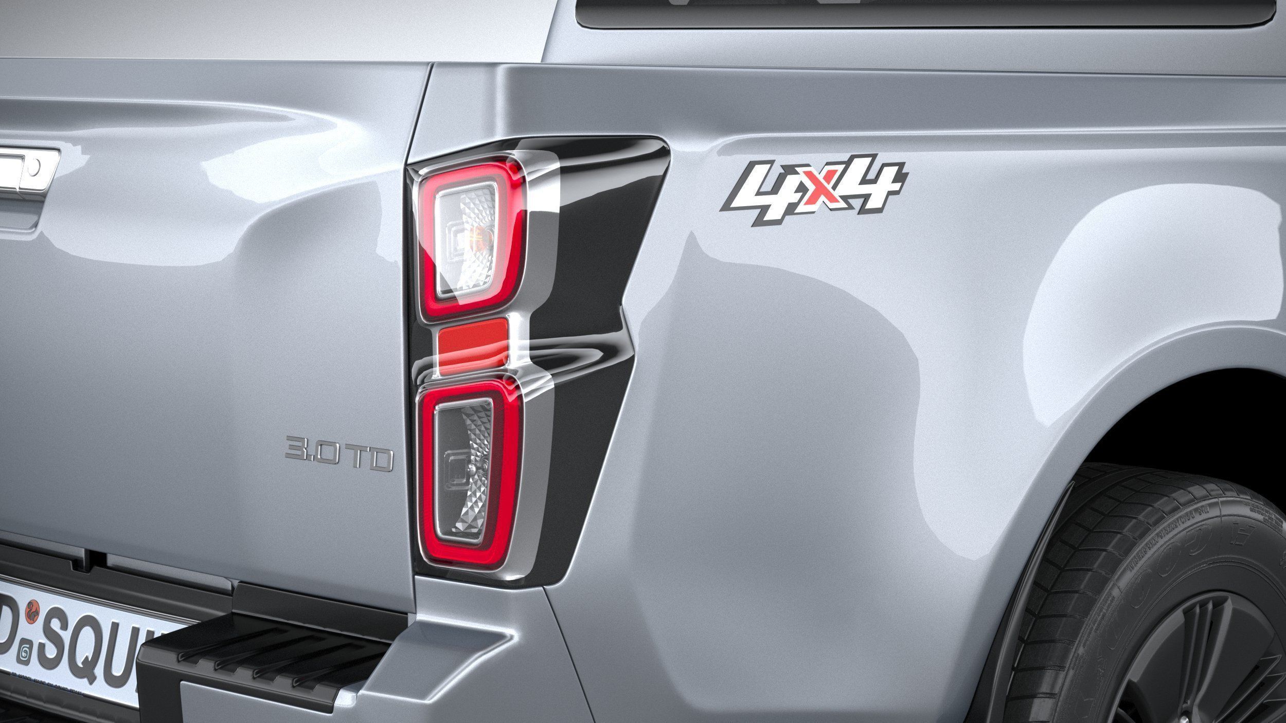 Isuzu D-max 2020 3D model_18