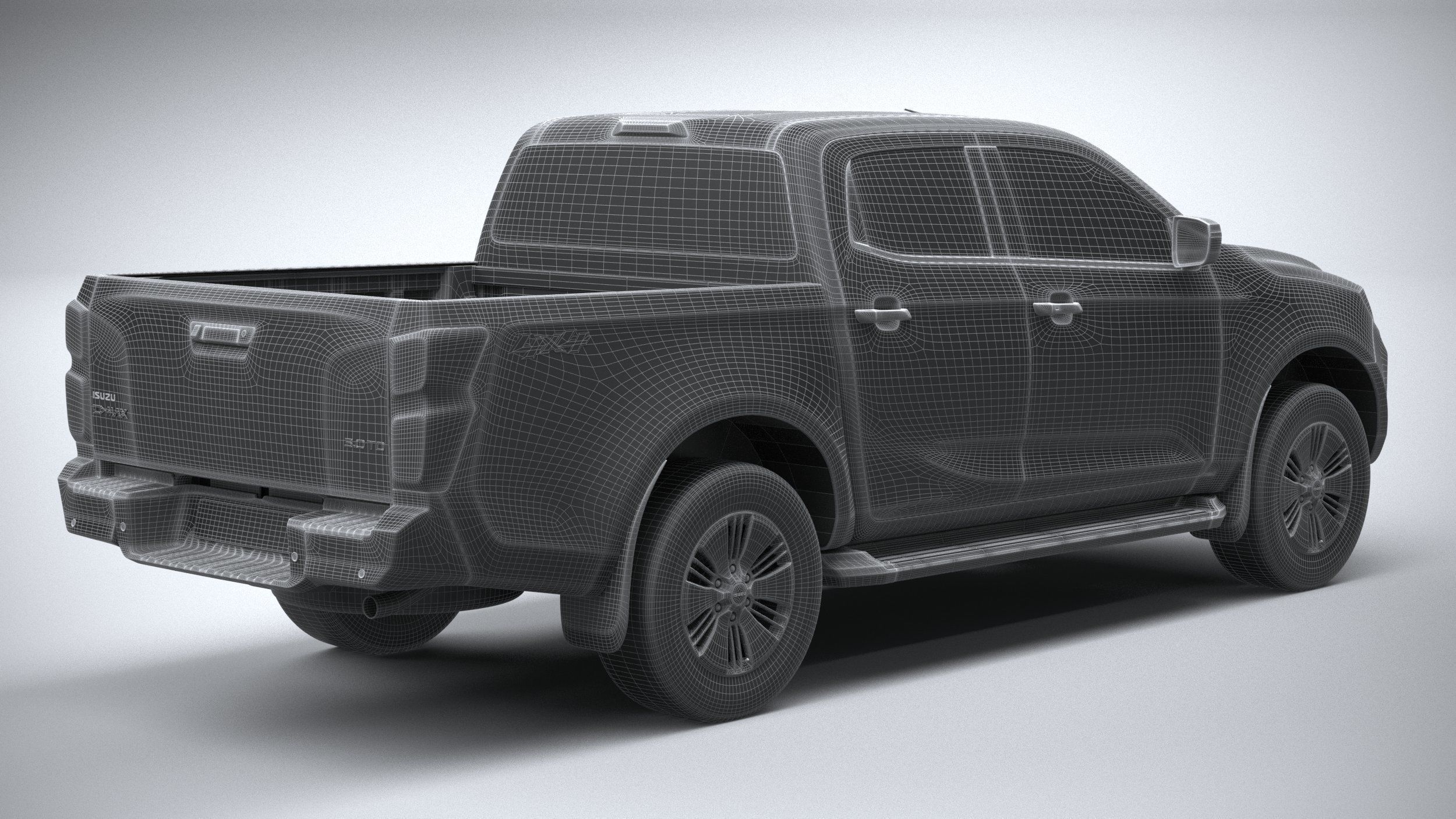 Isuzu D-max 2020 3D model_27