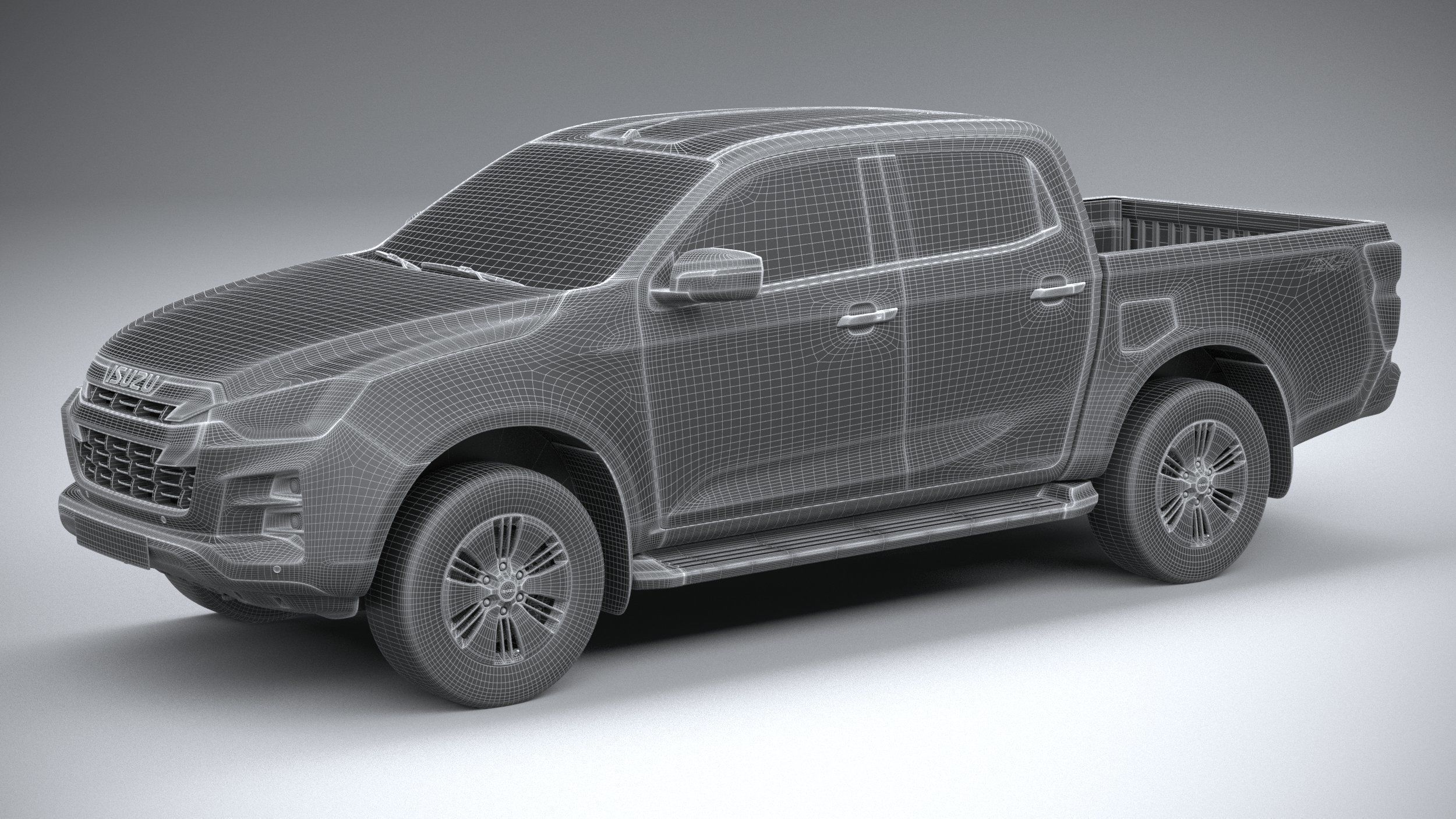 Isuzu D-max 2020 3D model_26