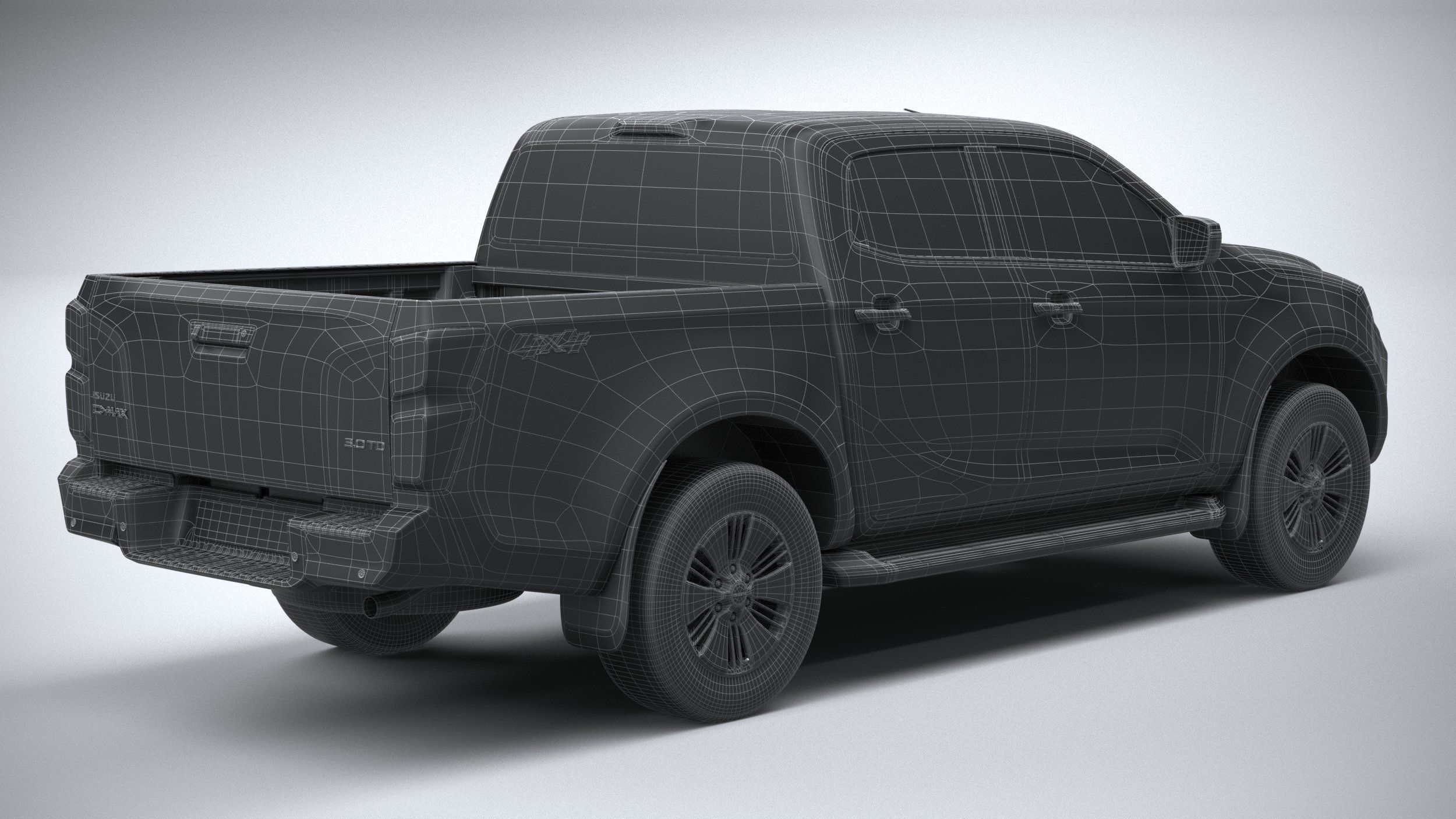 Isuzu D-max 2020 3D model_29