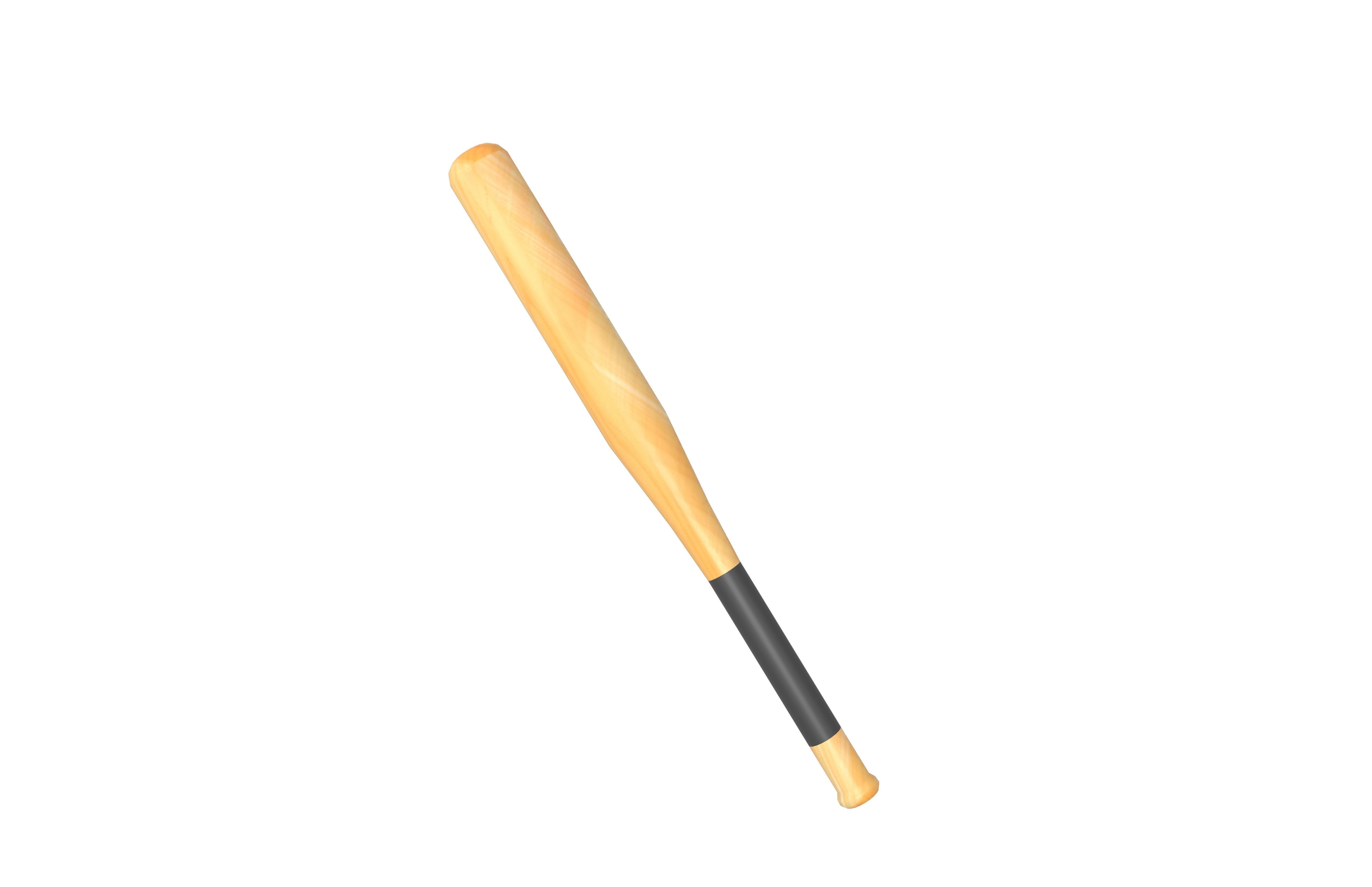 Baseball Bat v1 002 Low-poly 3D model_2