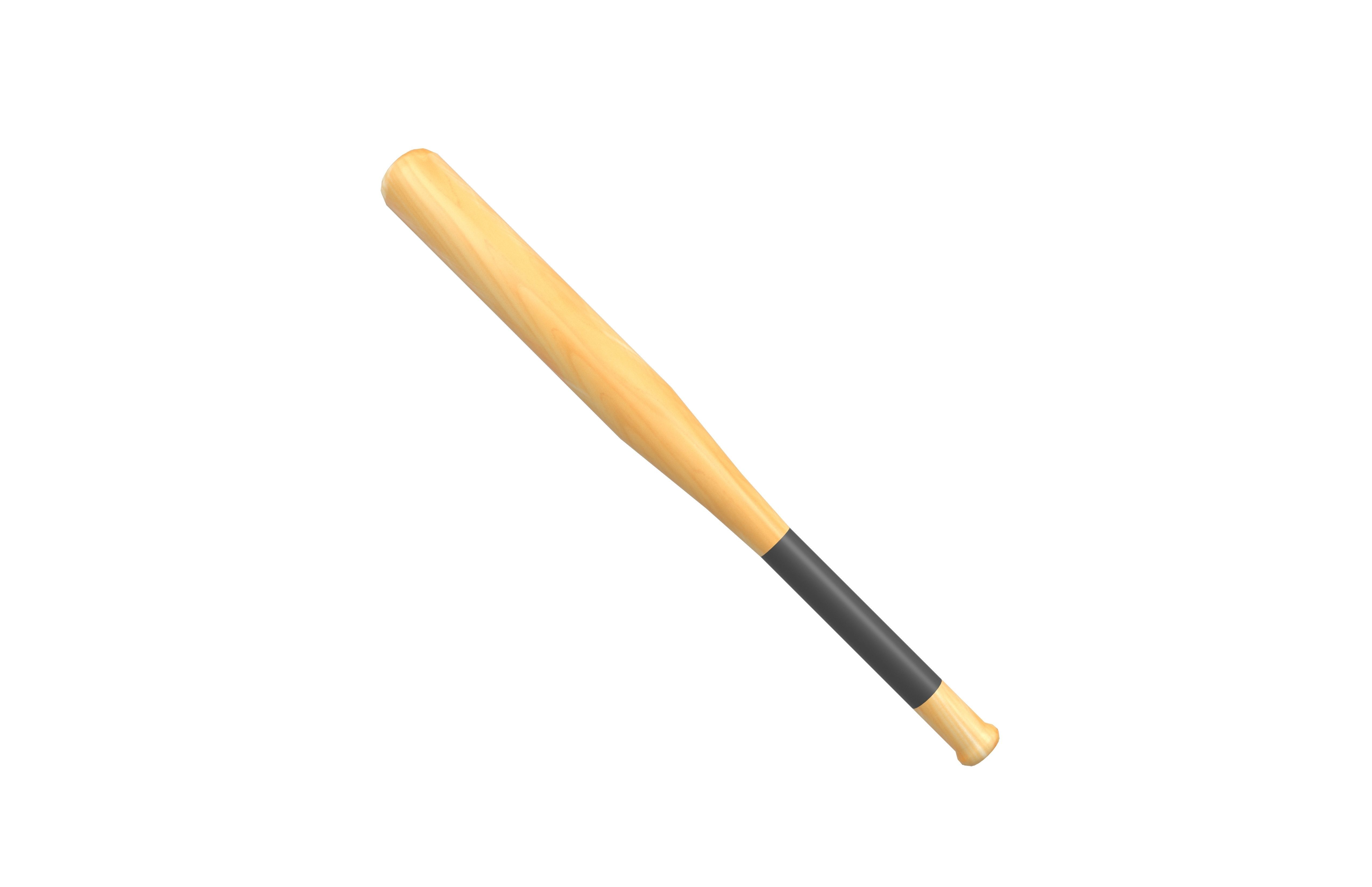 Baseball Bat v1 002 Low-poly 3D model_1