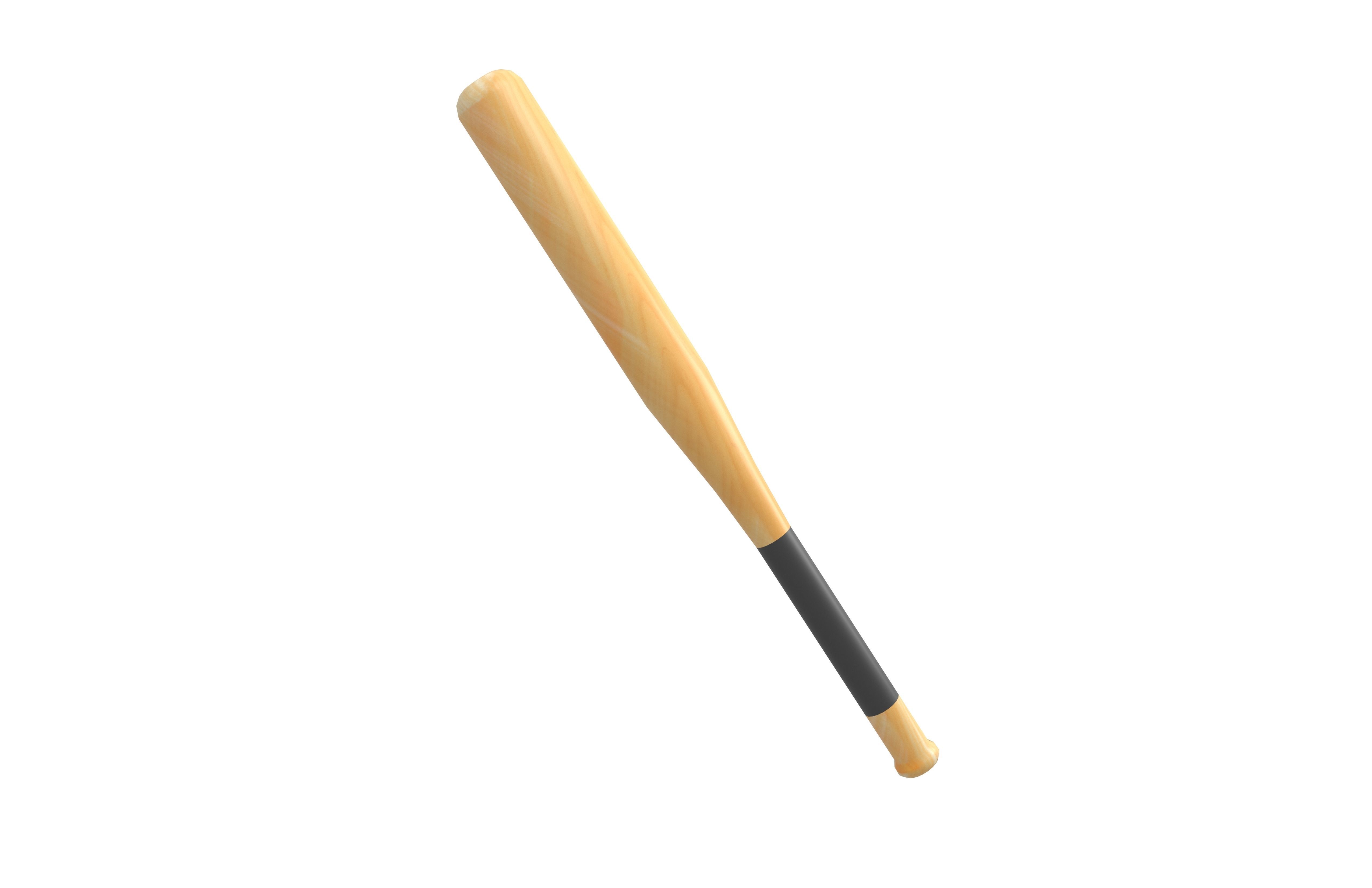 Baseball Bat v1 002 Low-poly 3D model_3