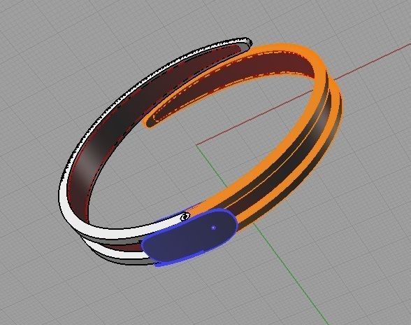 bracelets -CG199 3D print model_5