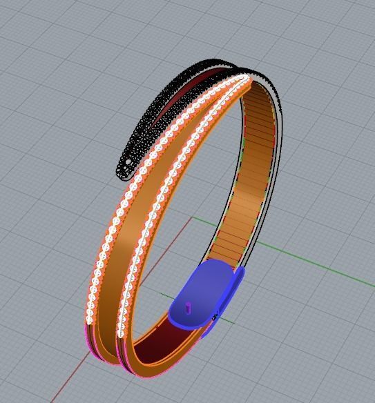 bracelets -CG199 3D print model_9