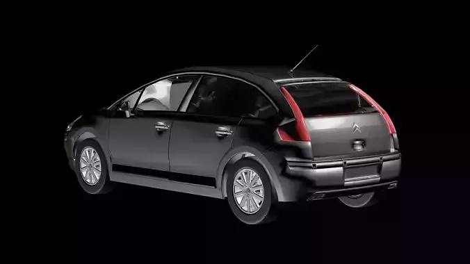 Citroen C4 2010 3D Model 3D model