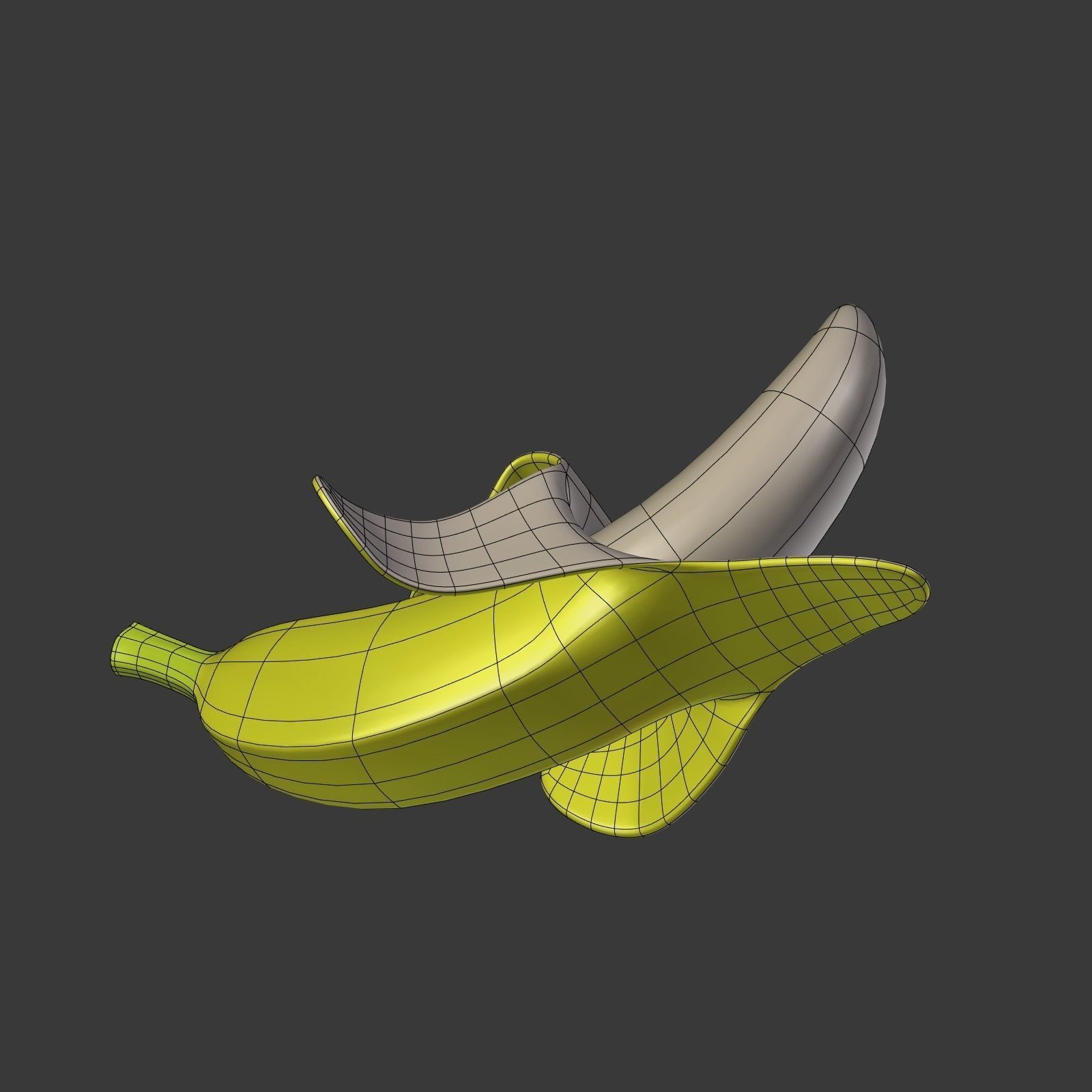 Cartoon Fruits Collection Low-poly 3D model_13