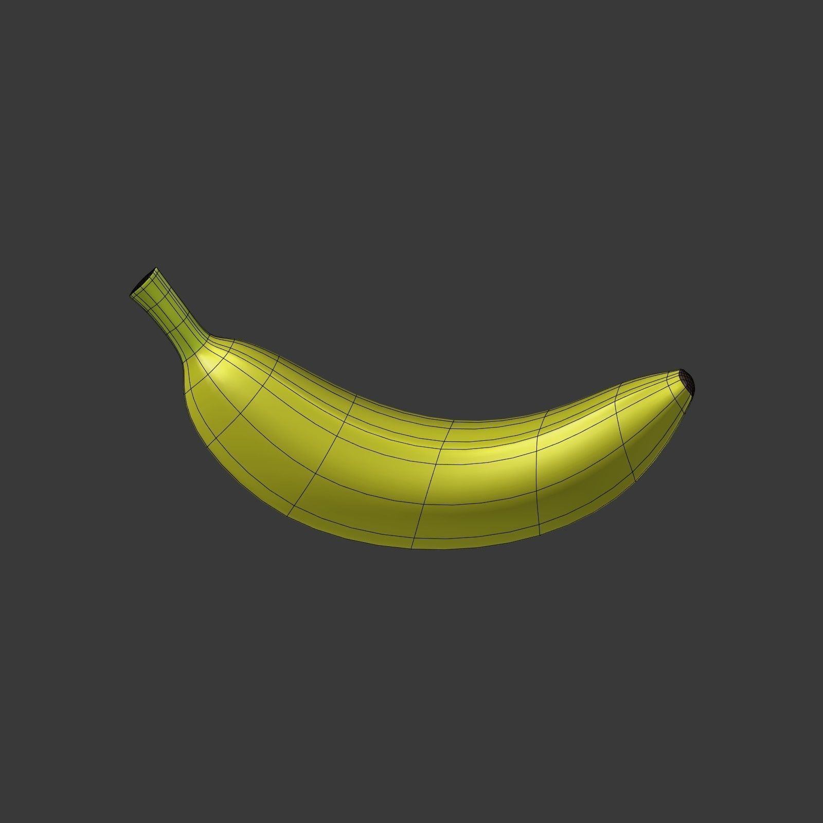 Cartoon Fruits Collection Low-poly 3D model_9