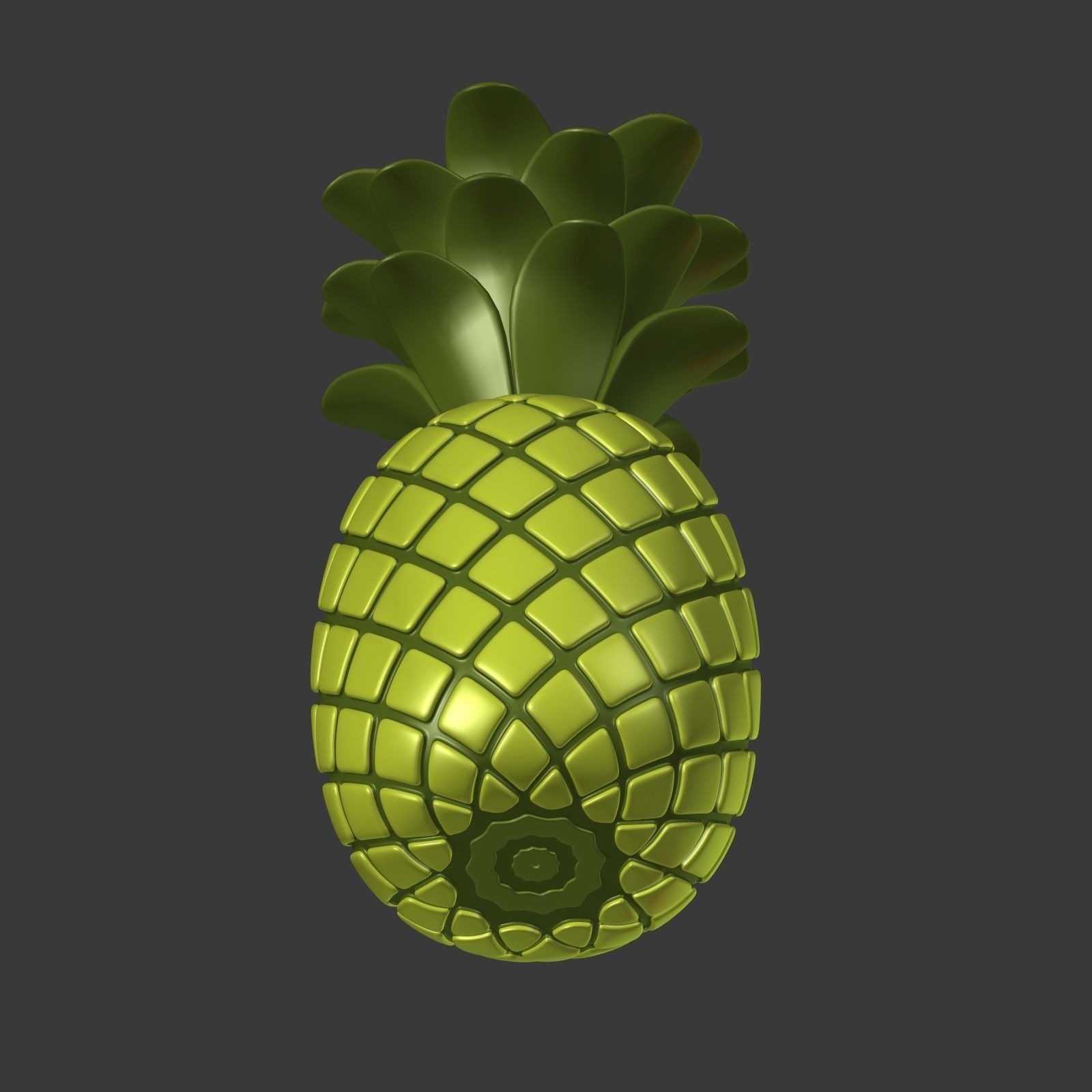Cartoon Fruits Collection Low-poly 3D model_20