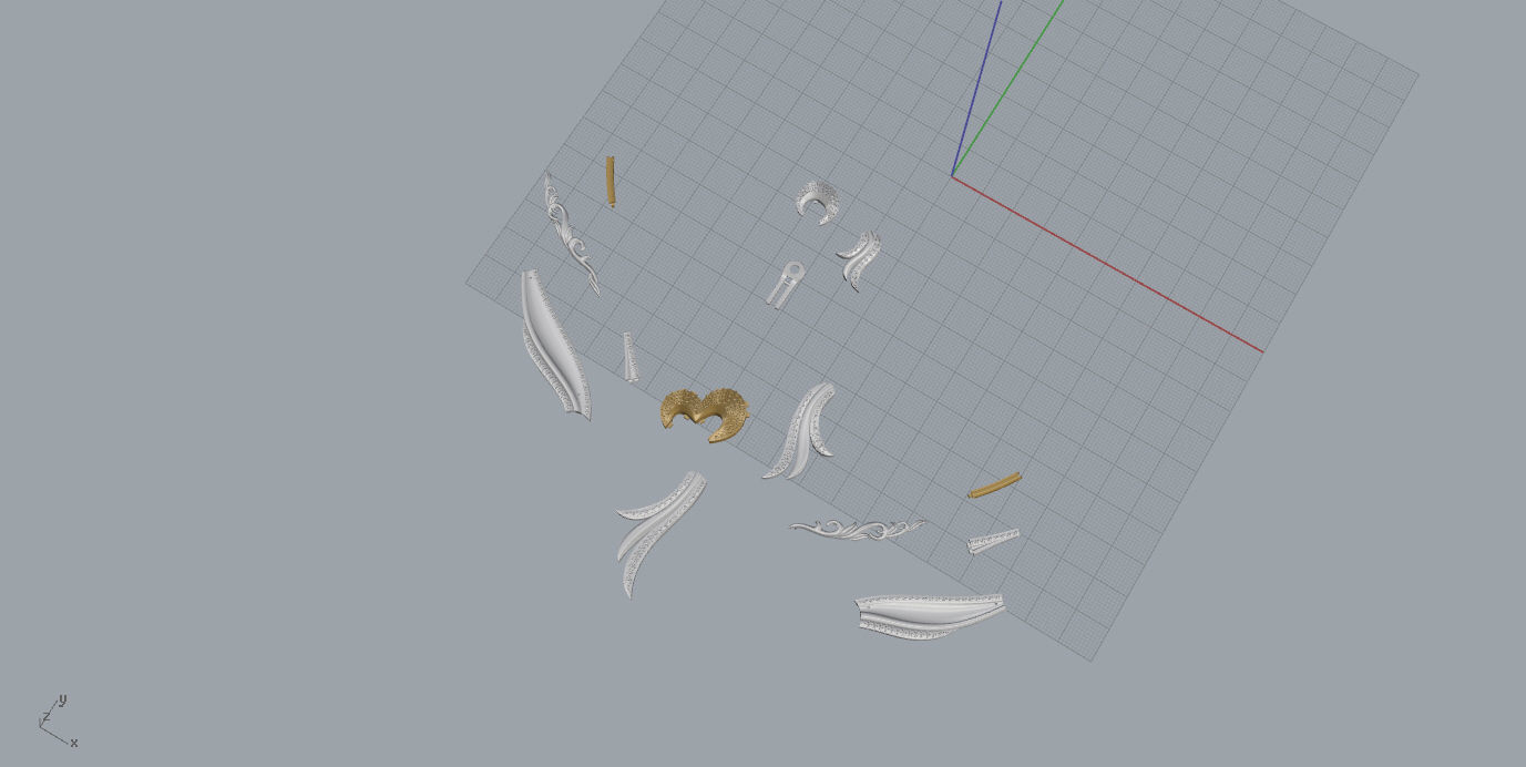  Earrings and Necklaces 3D print model_20