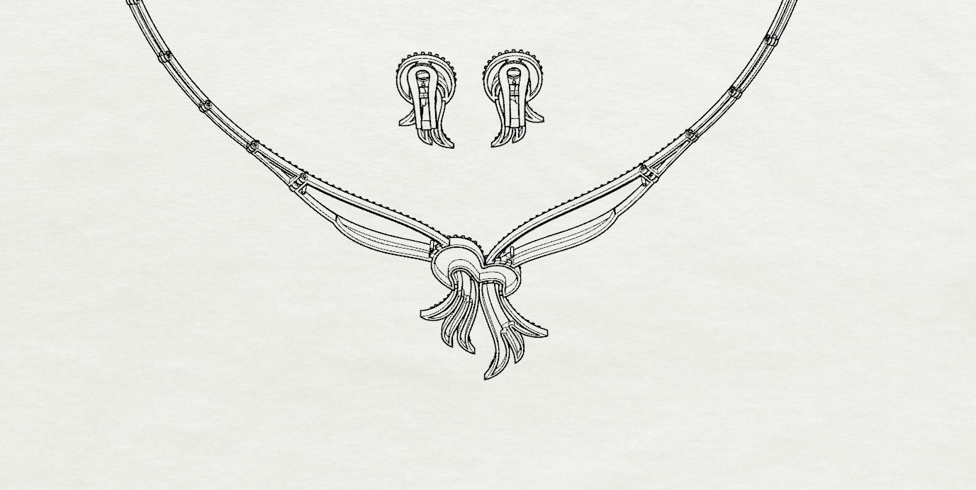  Earrings and Necklaces 3D print model_13