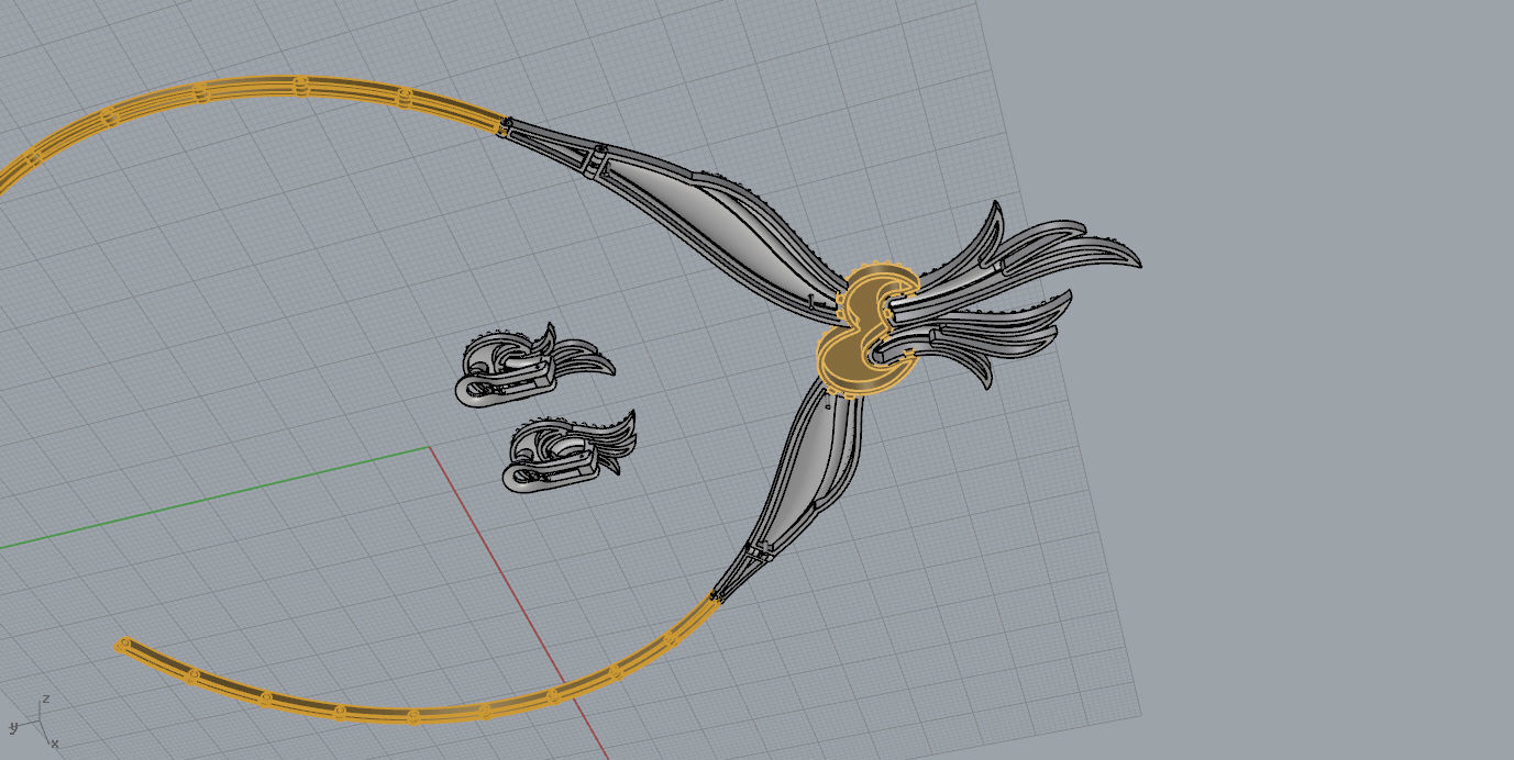  Earrings and Necklaces 3D print model_7