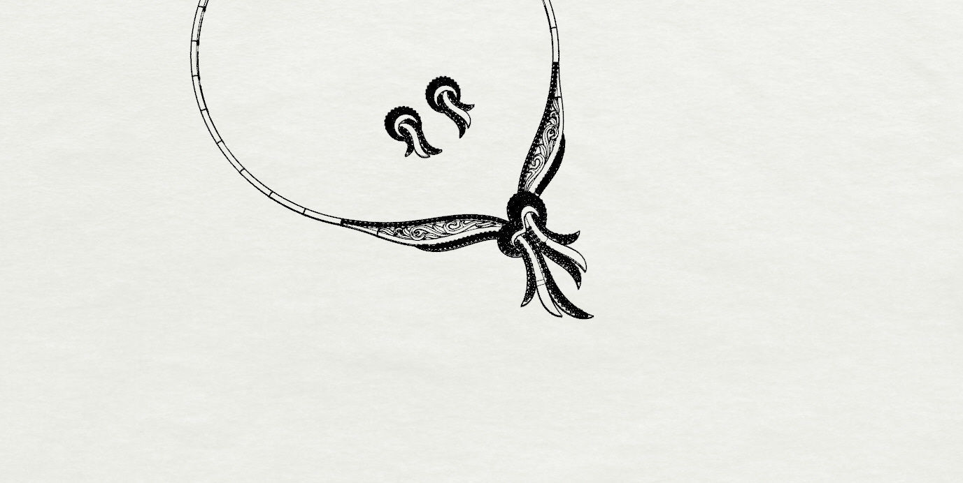  Earrings and Necklaces 3D print model_16