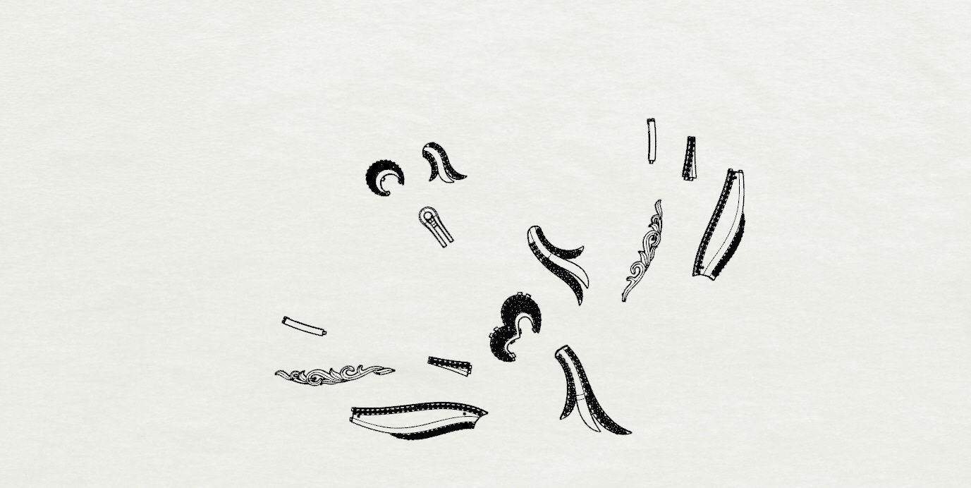  Earrings and Necklaces 3D print model_17