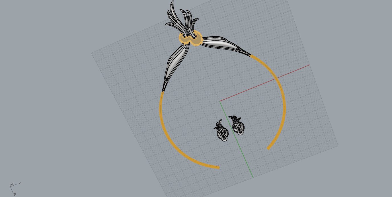  Earrings and Necklaces 3D print model_23