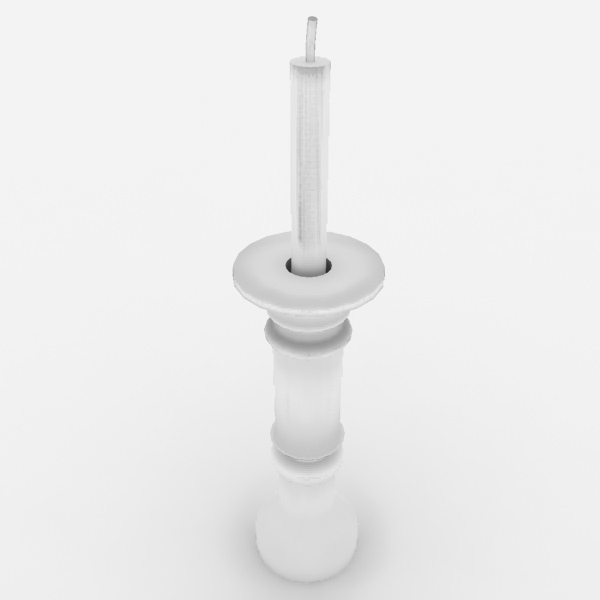 Candle Holder Free low-poly 3D model_6