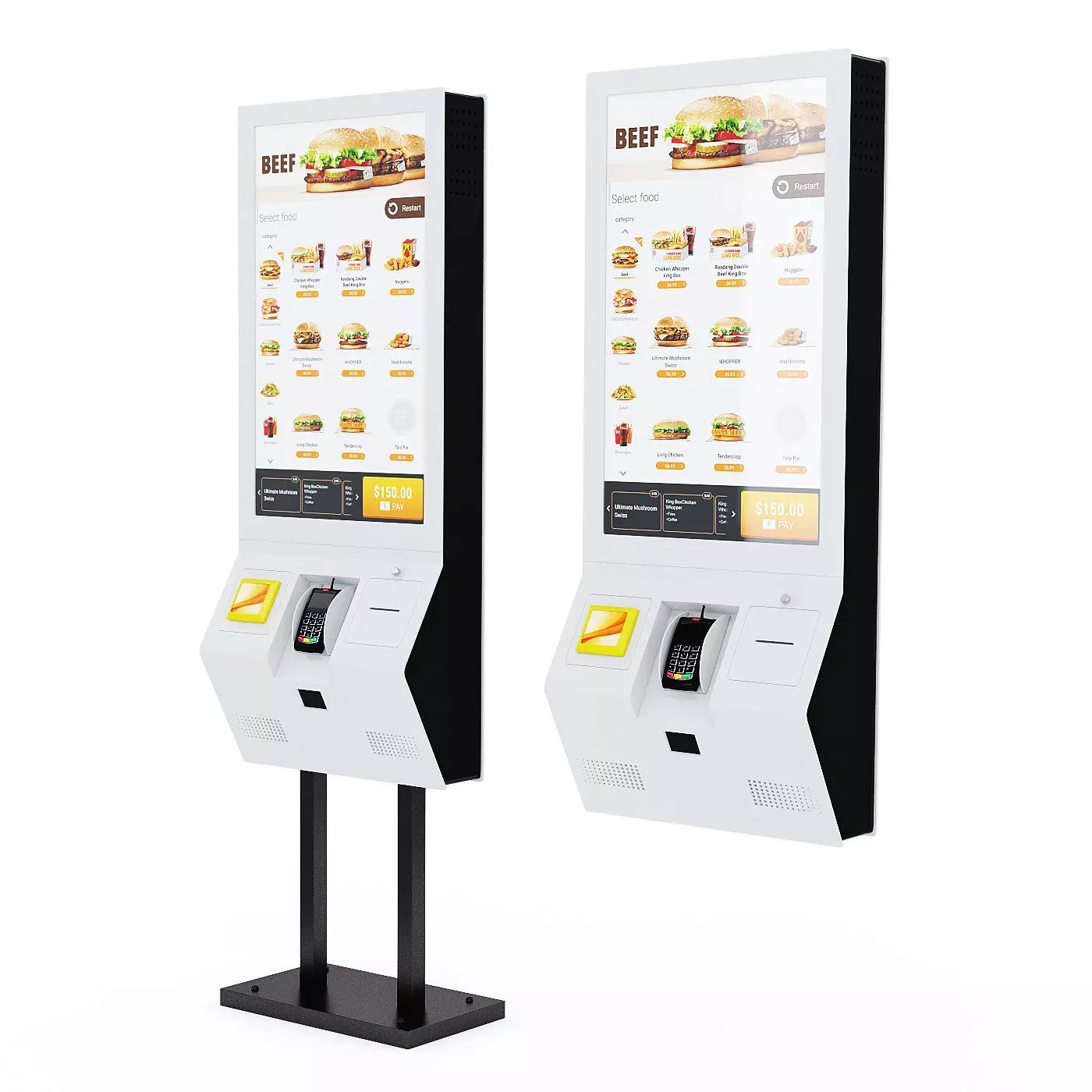 Self servise kiosk 3D model