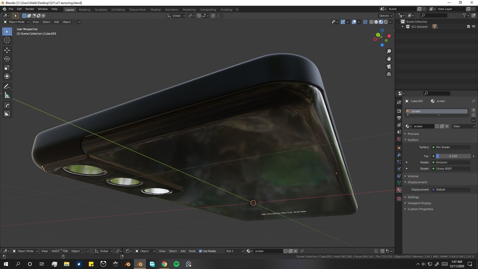 Samsung Galaxy S21 Drone Edition 3D model_1