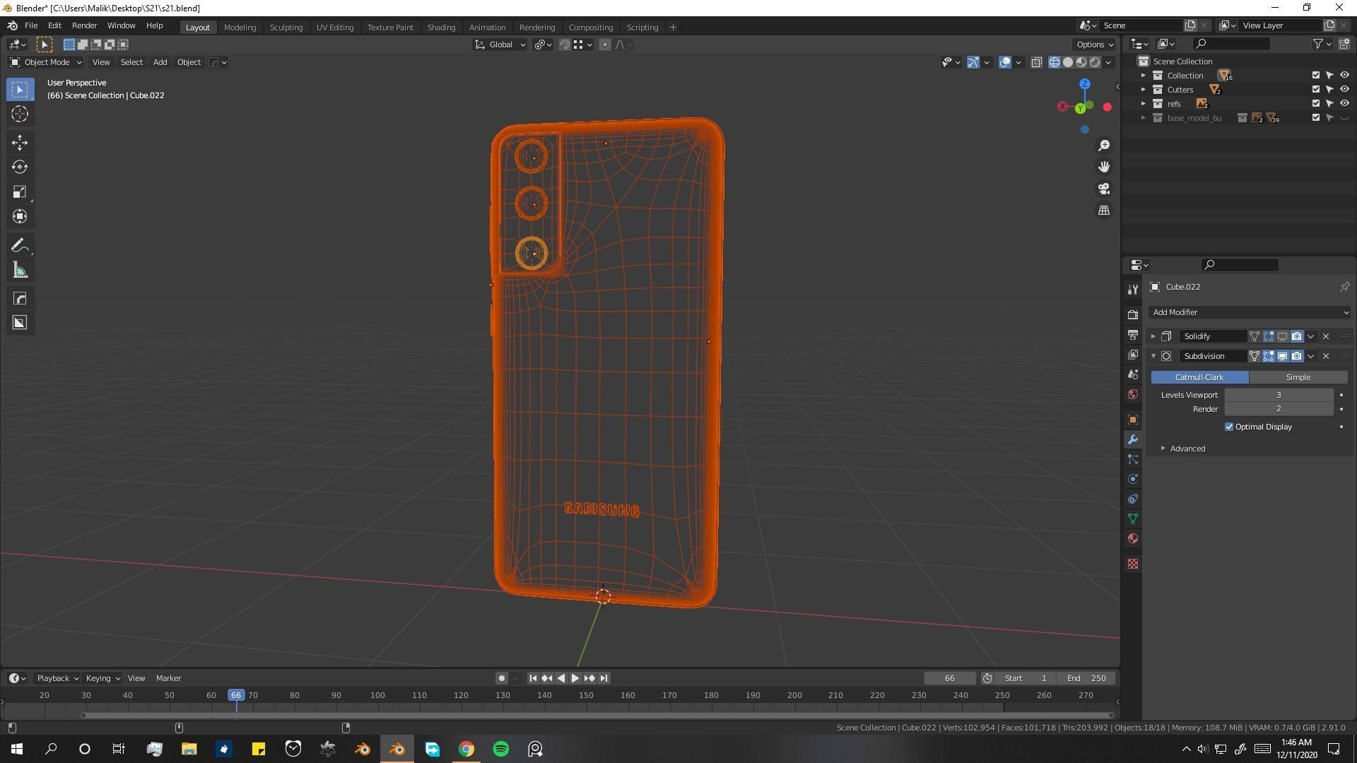 Samsung Galaxy S21 Drone Edition 3D model_4