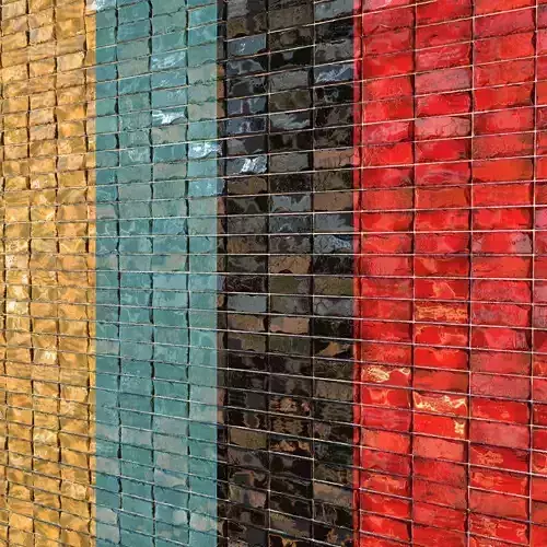 Teal Tile Material 14 - PBR Seamless Textures Texture