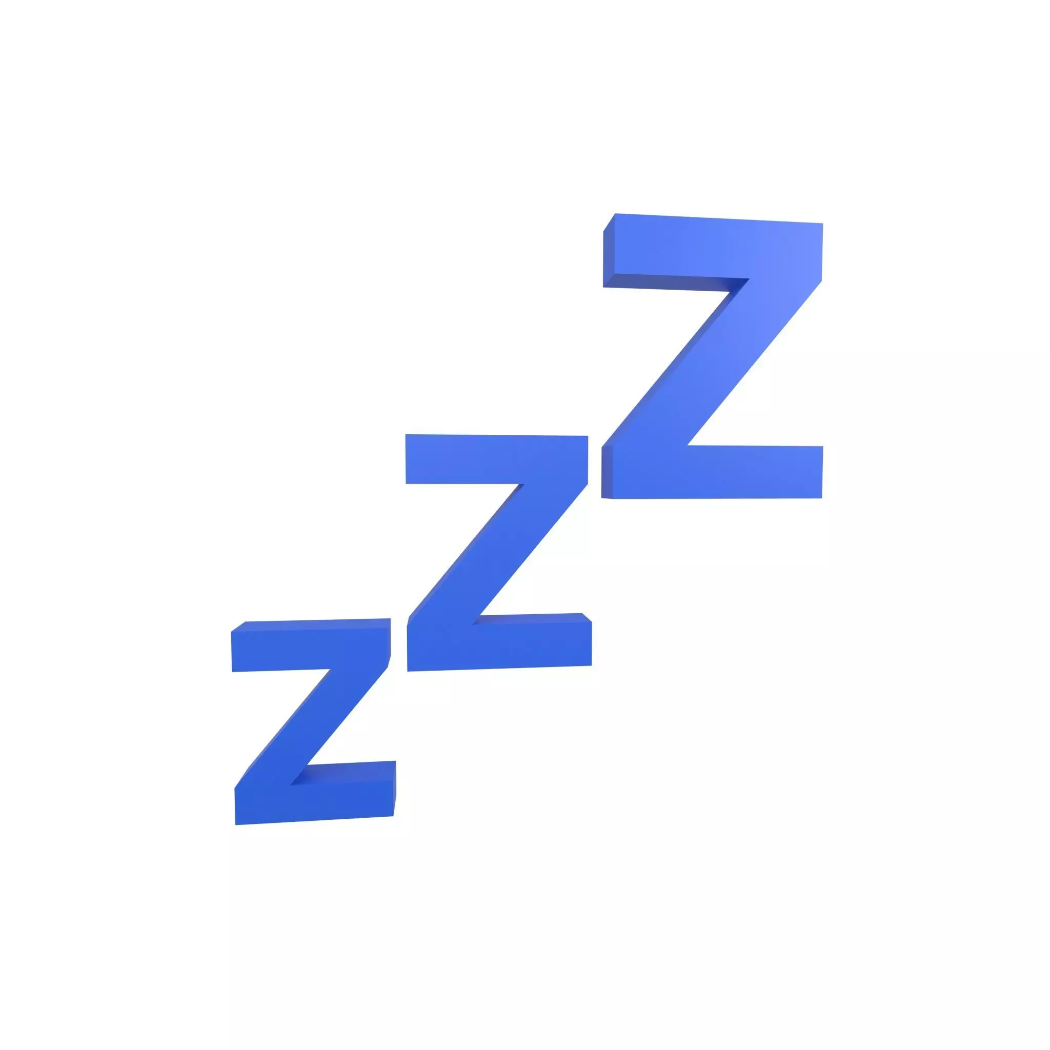 Zzz v1 001 Low-poly 3D model
