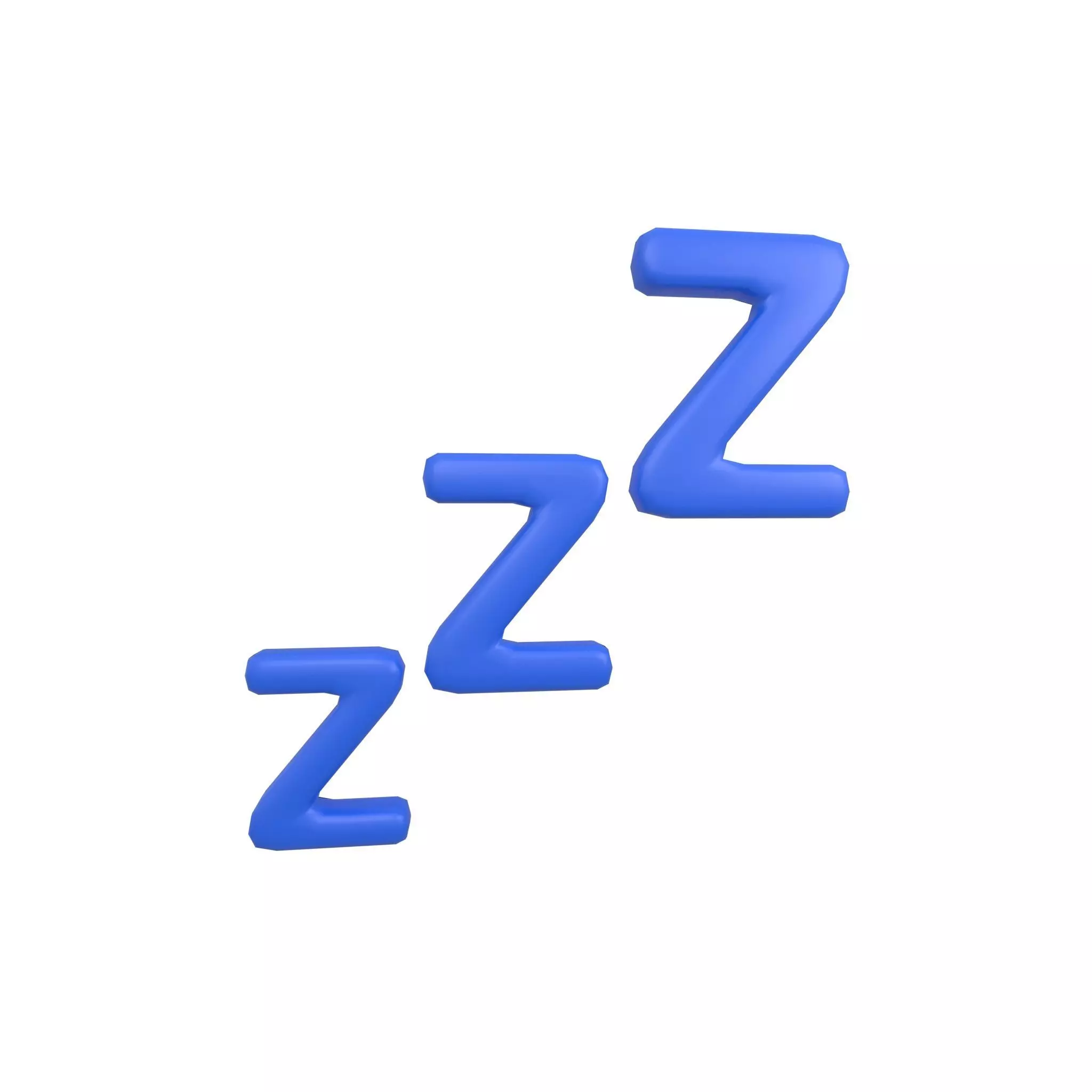 Zzz v2 001 Low-poly 3D model