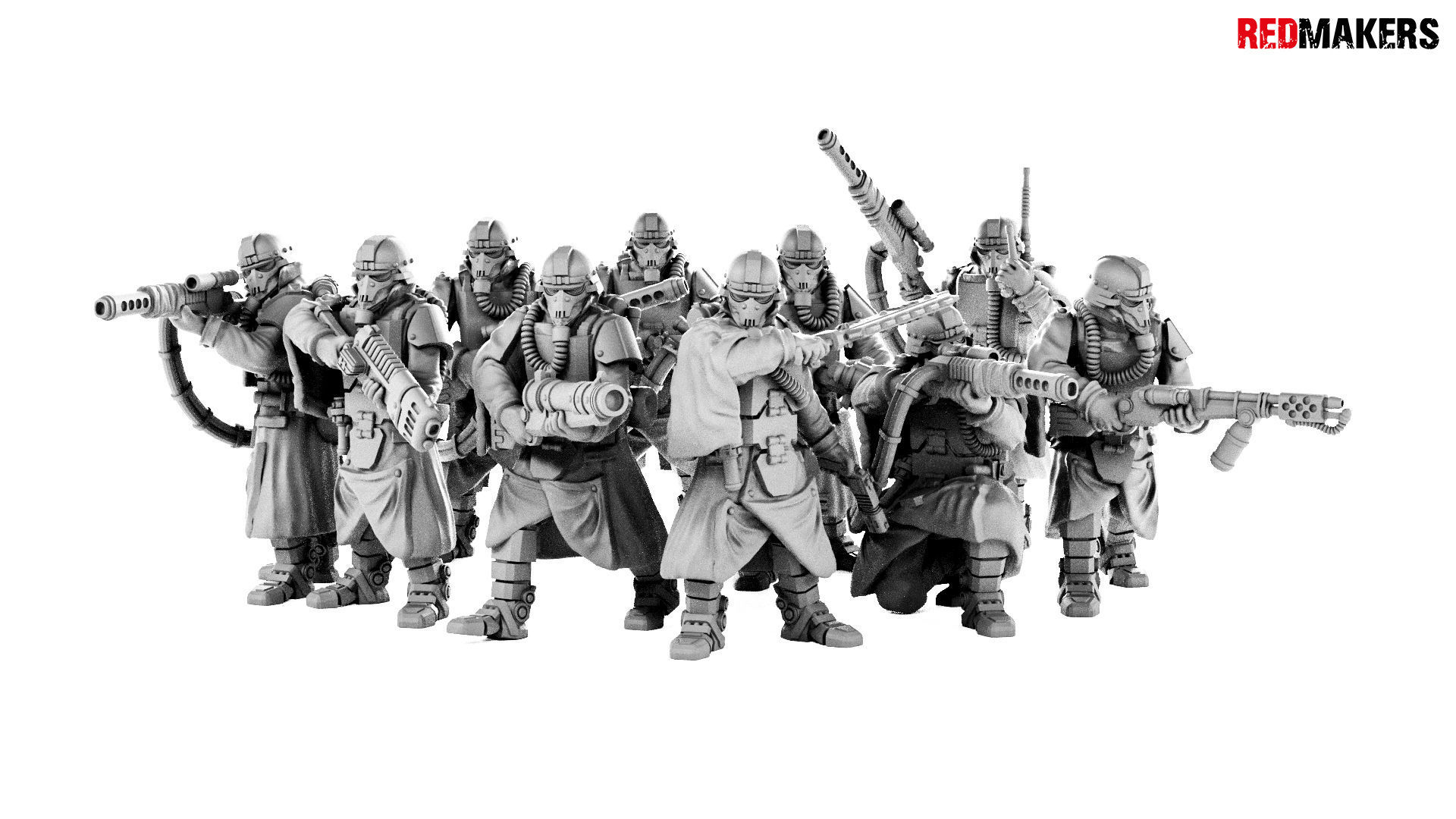 Death Squad Grenadiers of the Imperial Force 3D print model_59