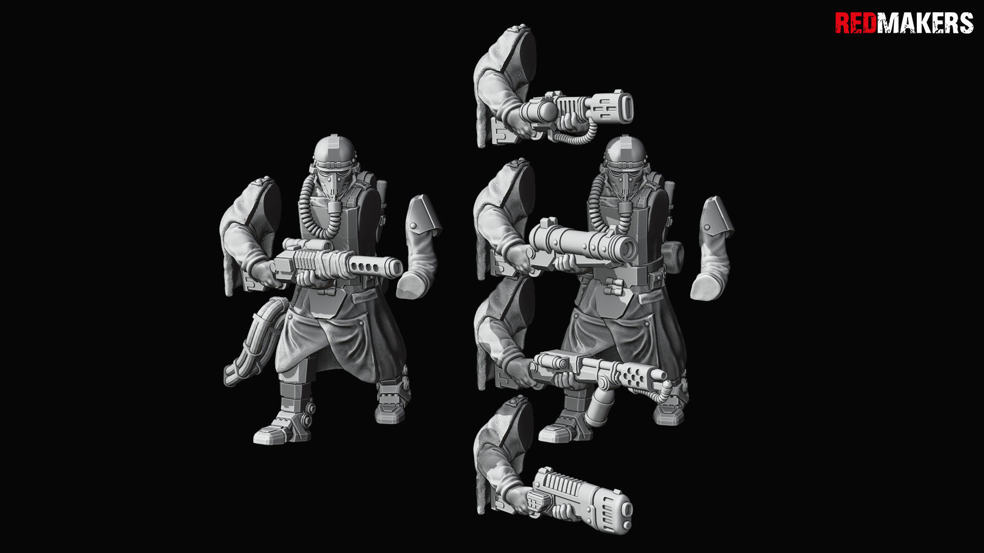 Death Squad Grenadiers of the Imperial Force 3D print model_39