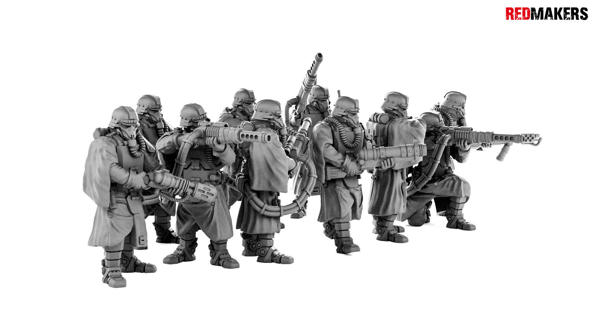 Death Squad Grenadiers of the Imperial Force 3D print model_7