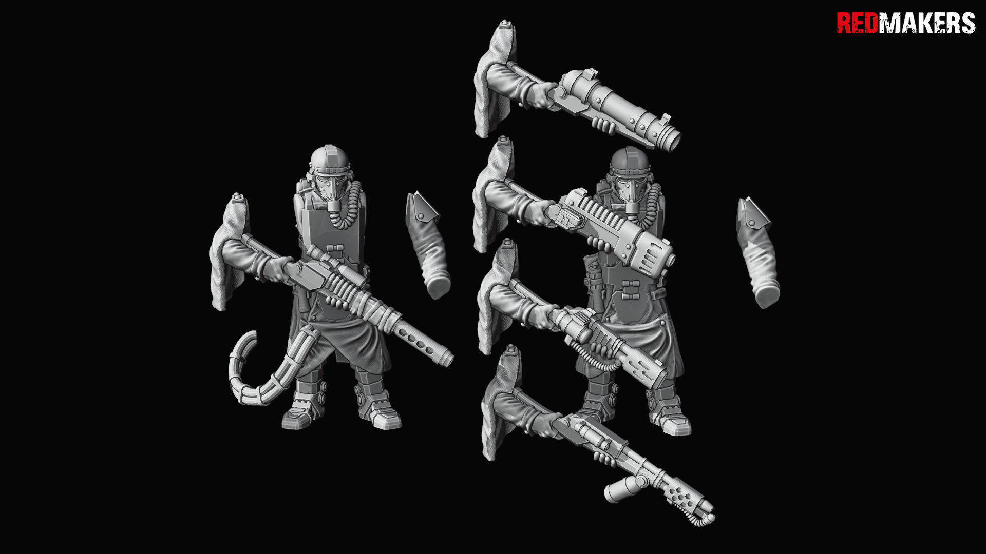 Death Squad Grenadiers of the Imperial Force 3D print model_30