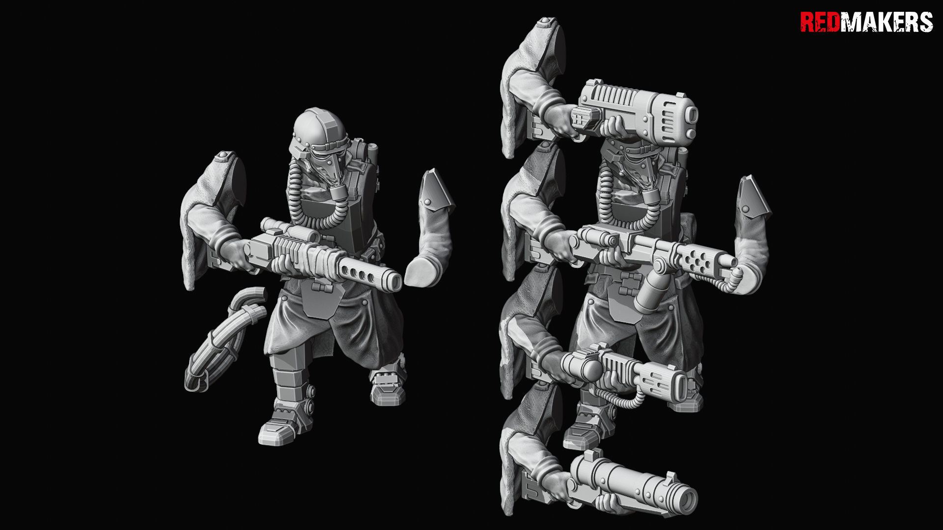 Death Squad Grenadiers of the Imperial Force 3D print model_45