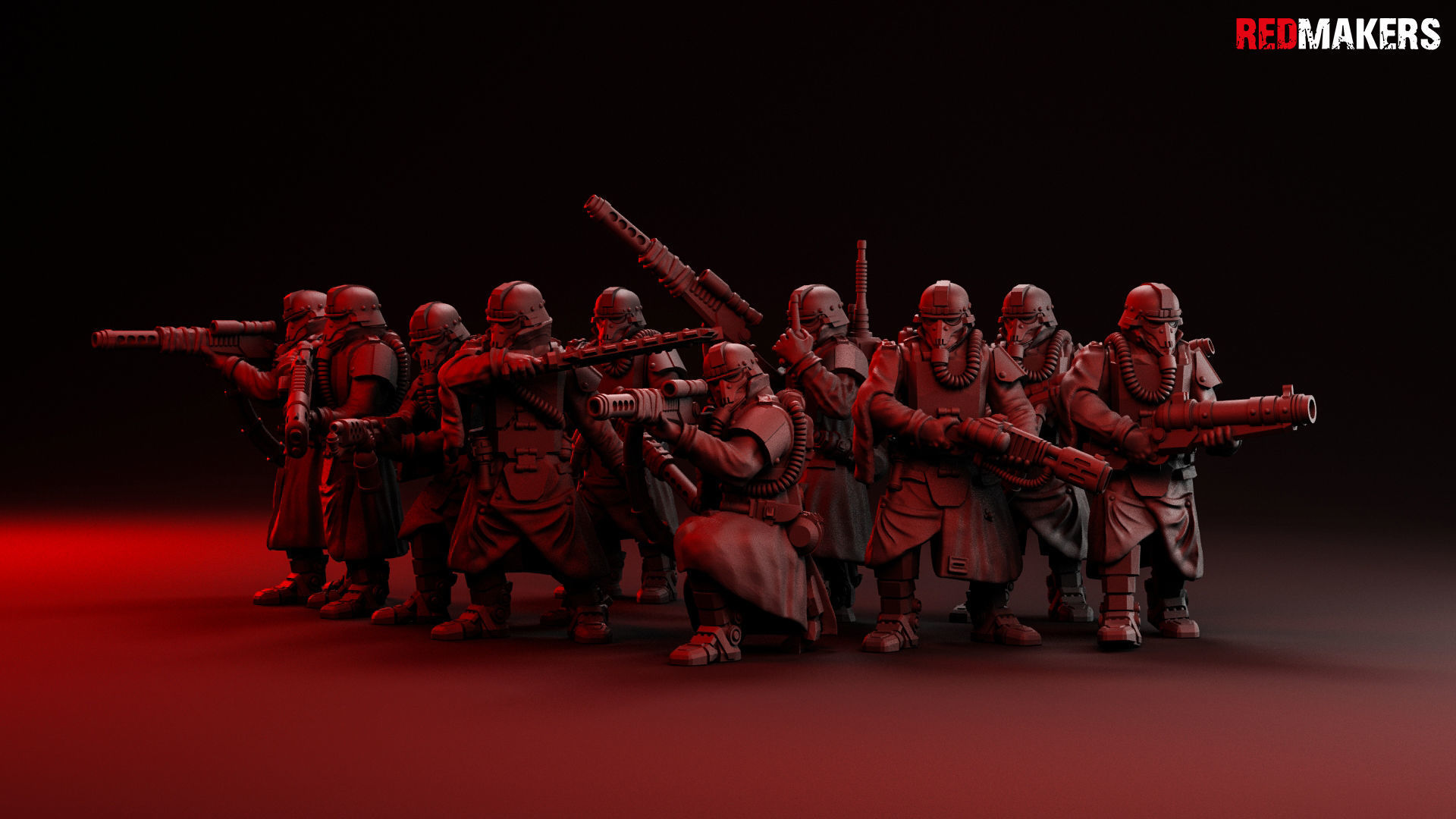 Death Squad Grenadiers of the Imperial Force 3D print model_4