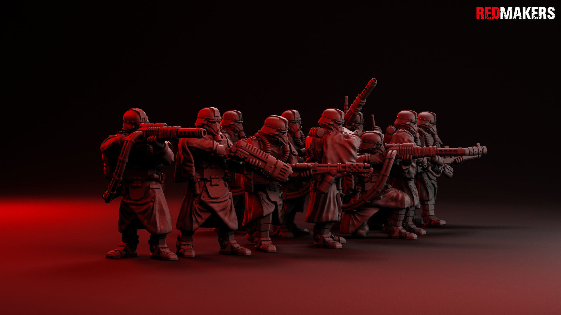 Death Squad Grenadiers of the Imperial Force 3D print model_2