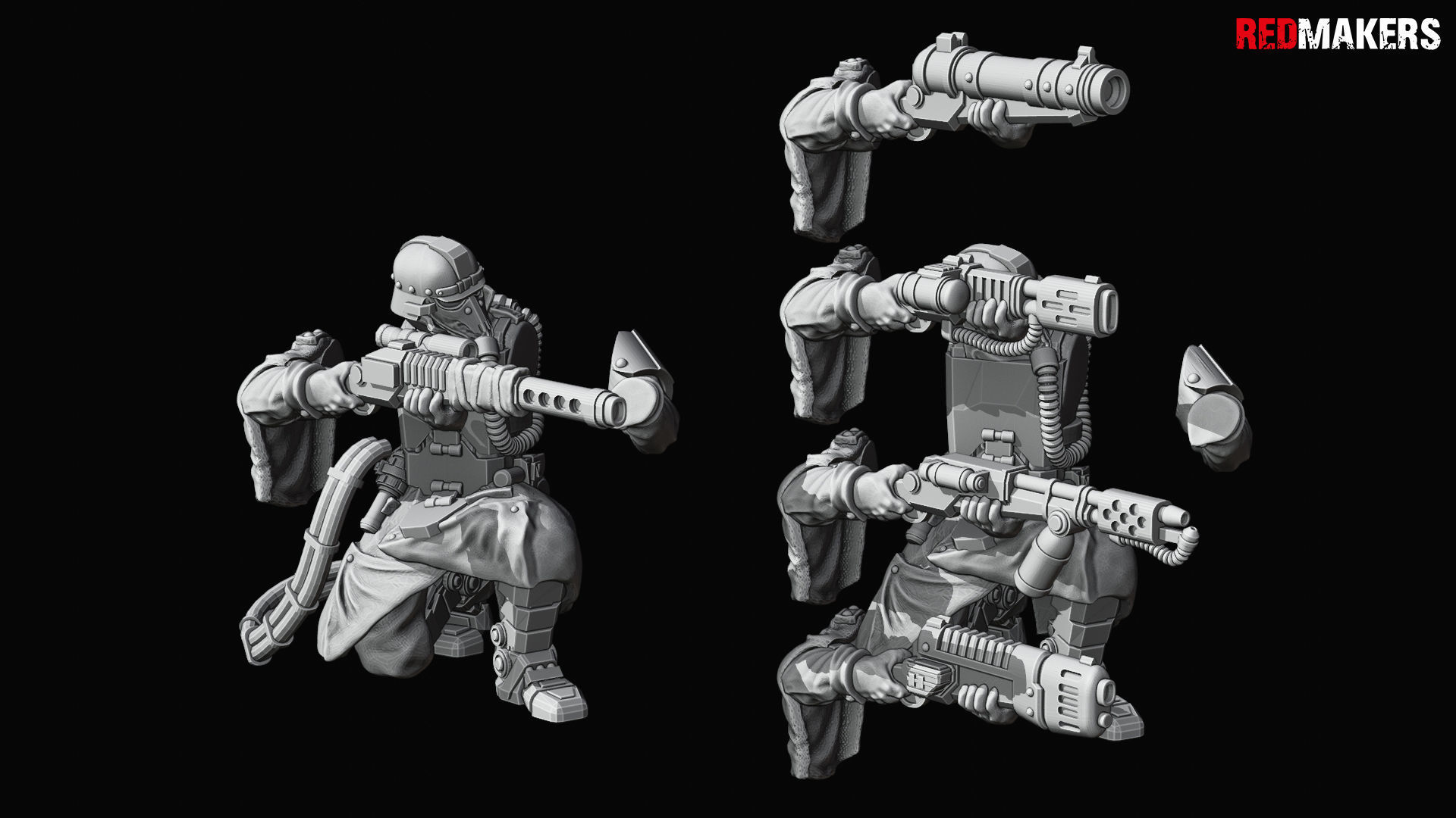 Death Squad Grenadiers of the Imperial Force 3D print model_42