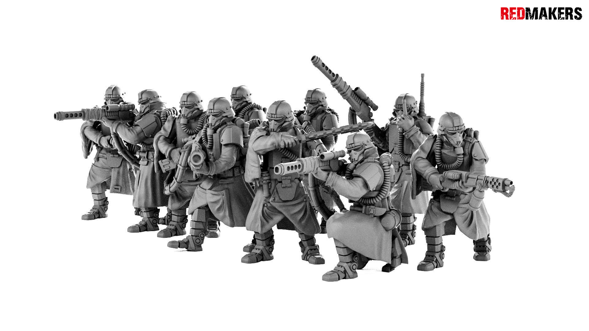 Death Squad Grenadiers of the Imperial Force 3D print model_6