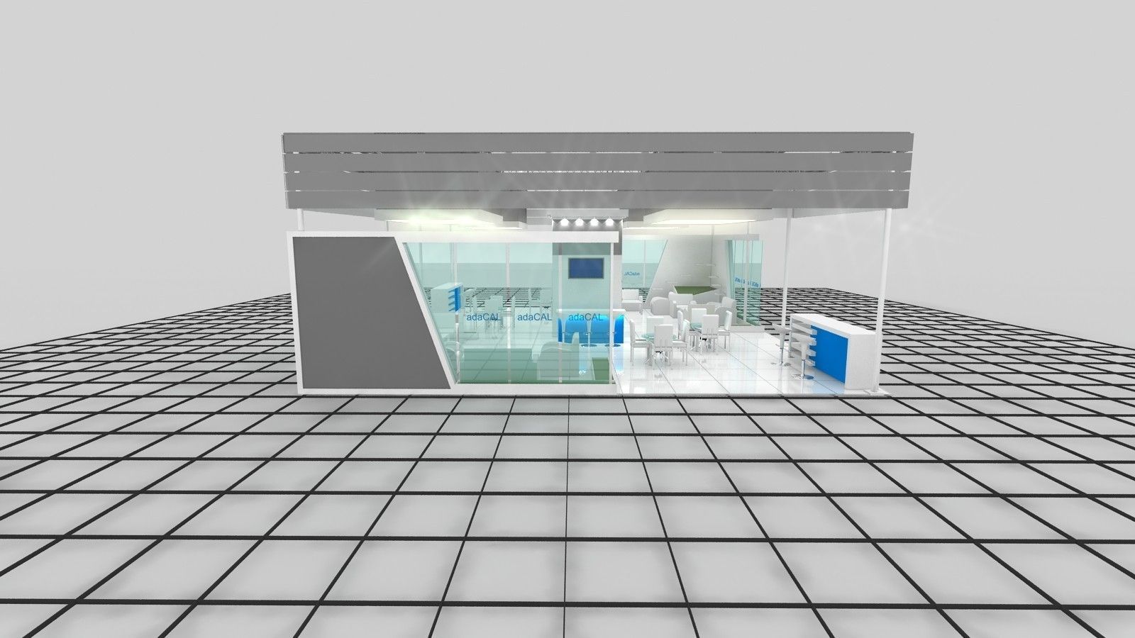 Adacal Exhibition Design 3D model_3