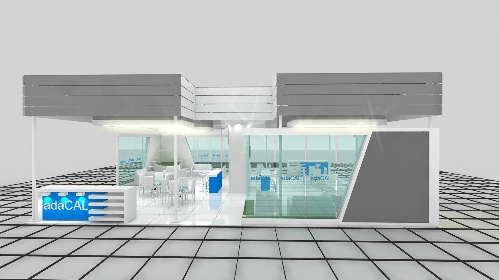Adacal Exhibition Design 3D model_2