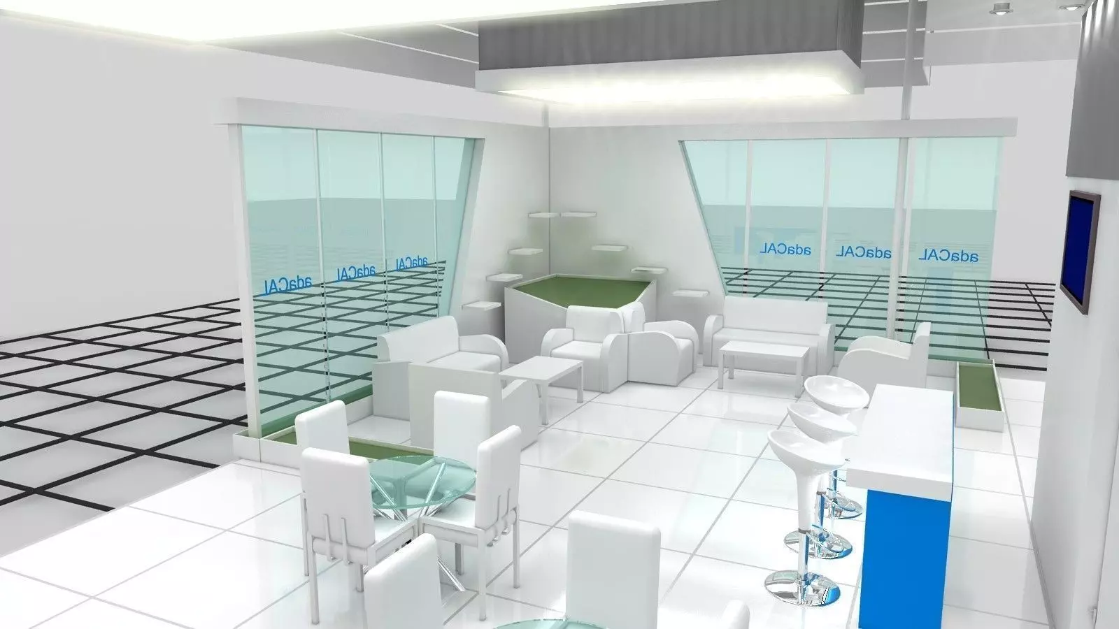 Adacal Exhibition Design 3D model_0
