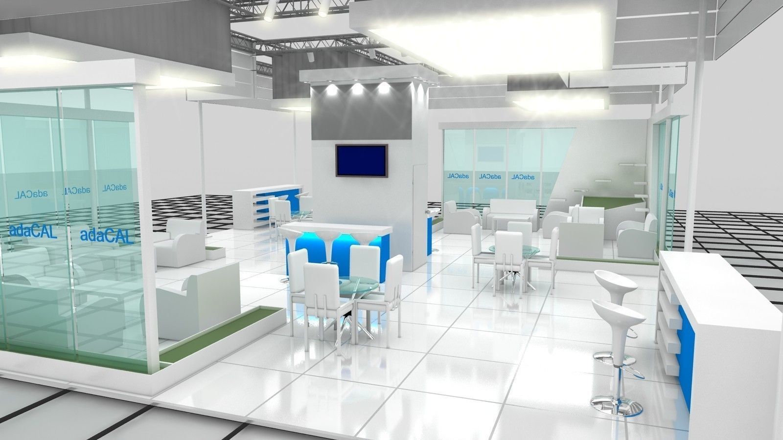 Adacal Exhibition Design 3D model_4
