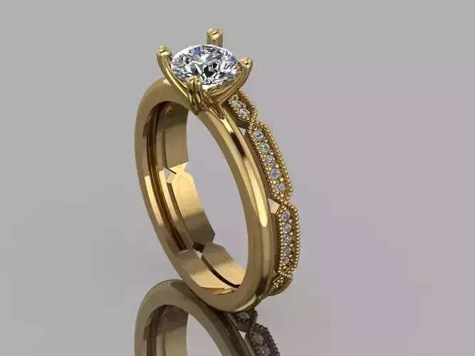GC GOLD Y305- Diamond gold Ring 