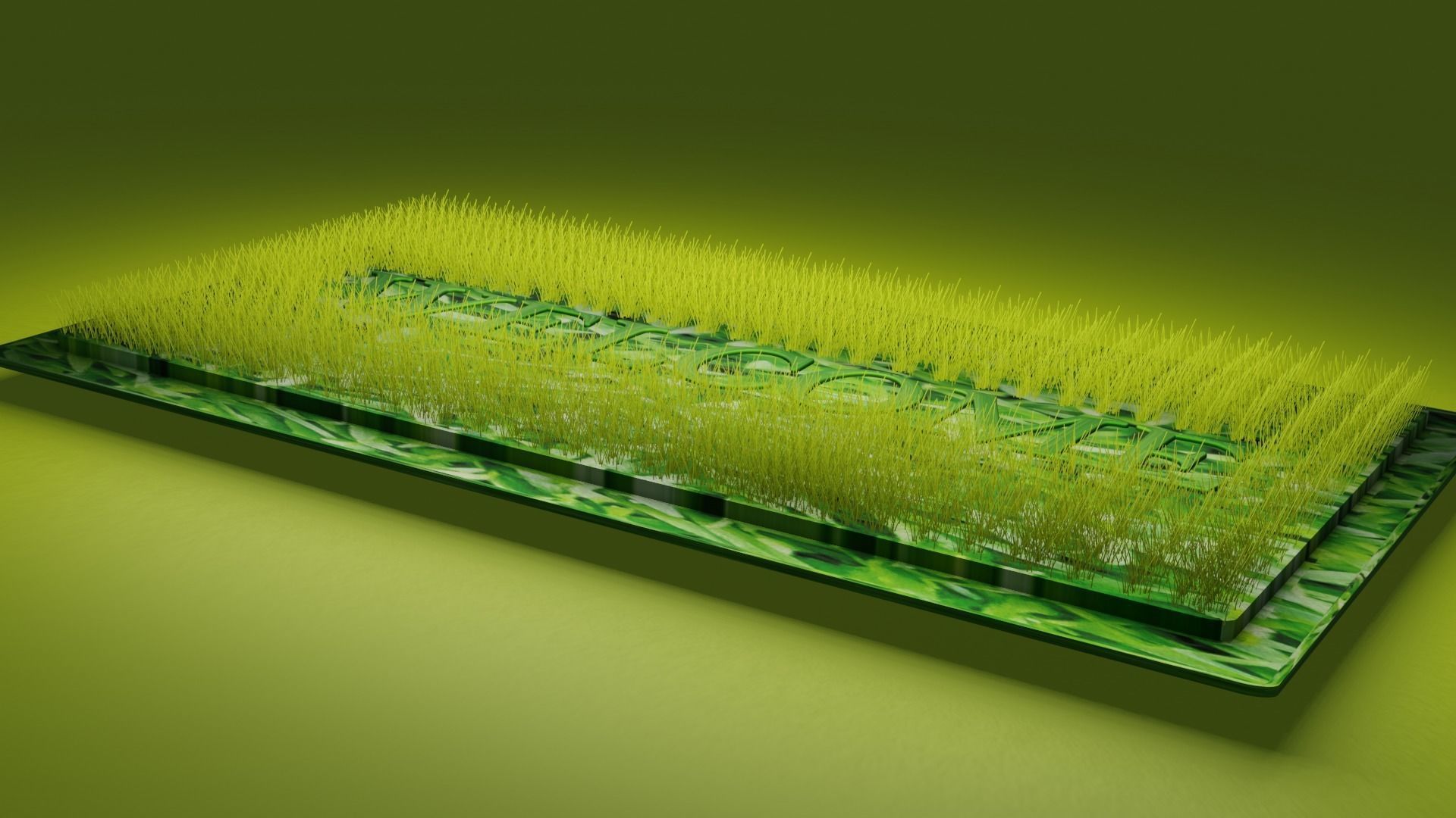 Welcome Doormat Free 3D model_2