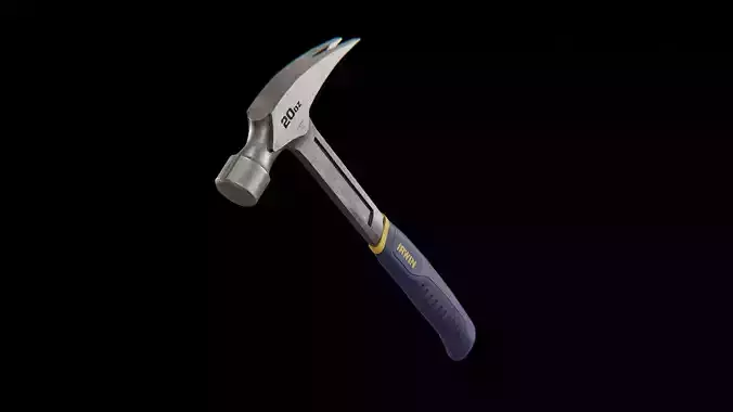 Claw Hammer Irwin 16oz brushed iron