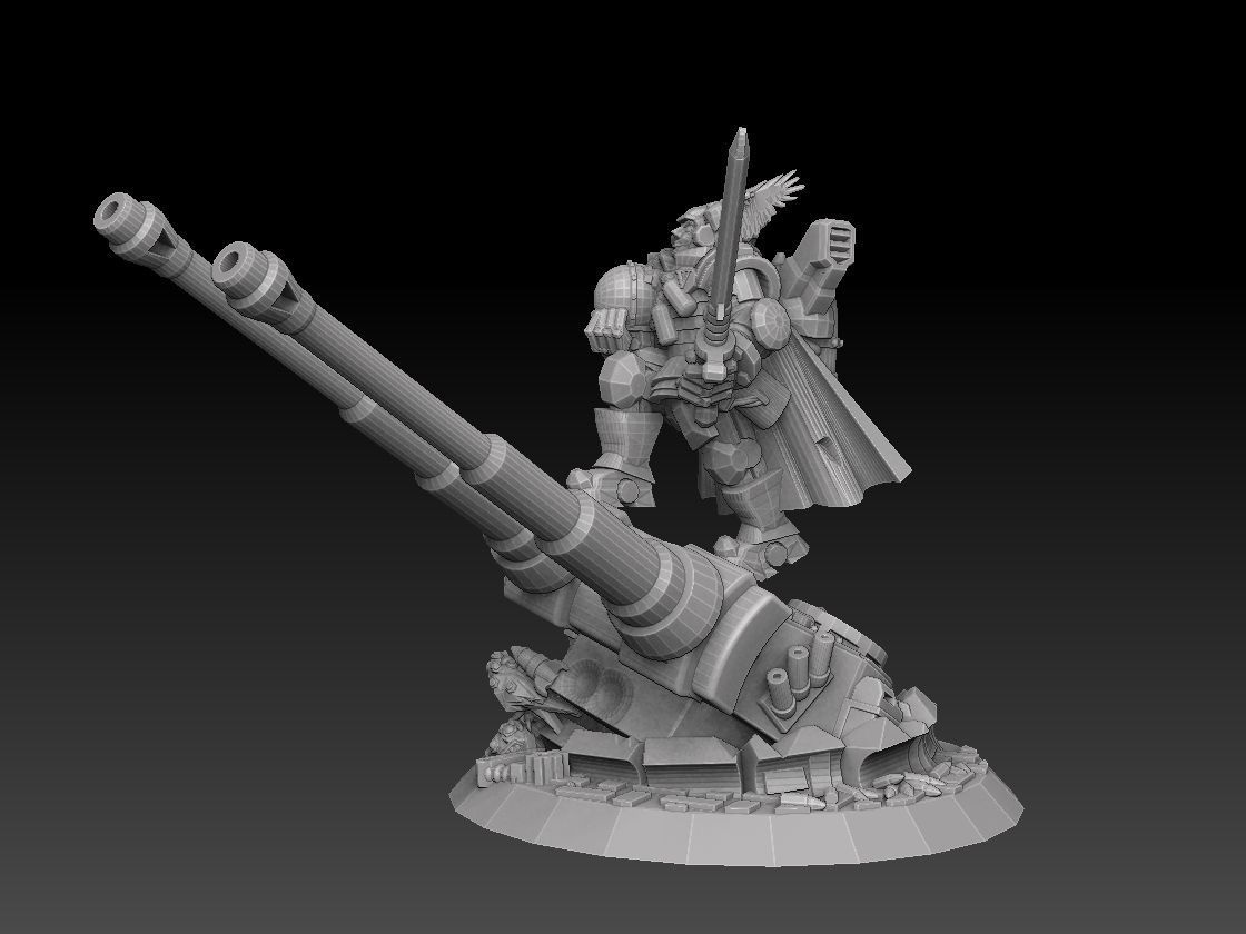 Astroknight Megapack Barehead Edition 3D print model_23