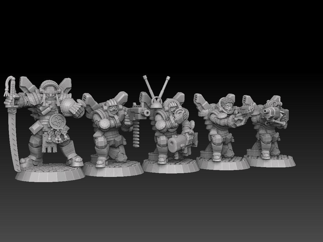 Astroknight Megapack Barehead Edition 3D print model_3