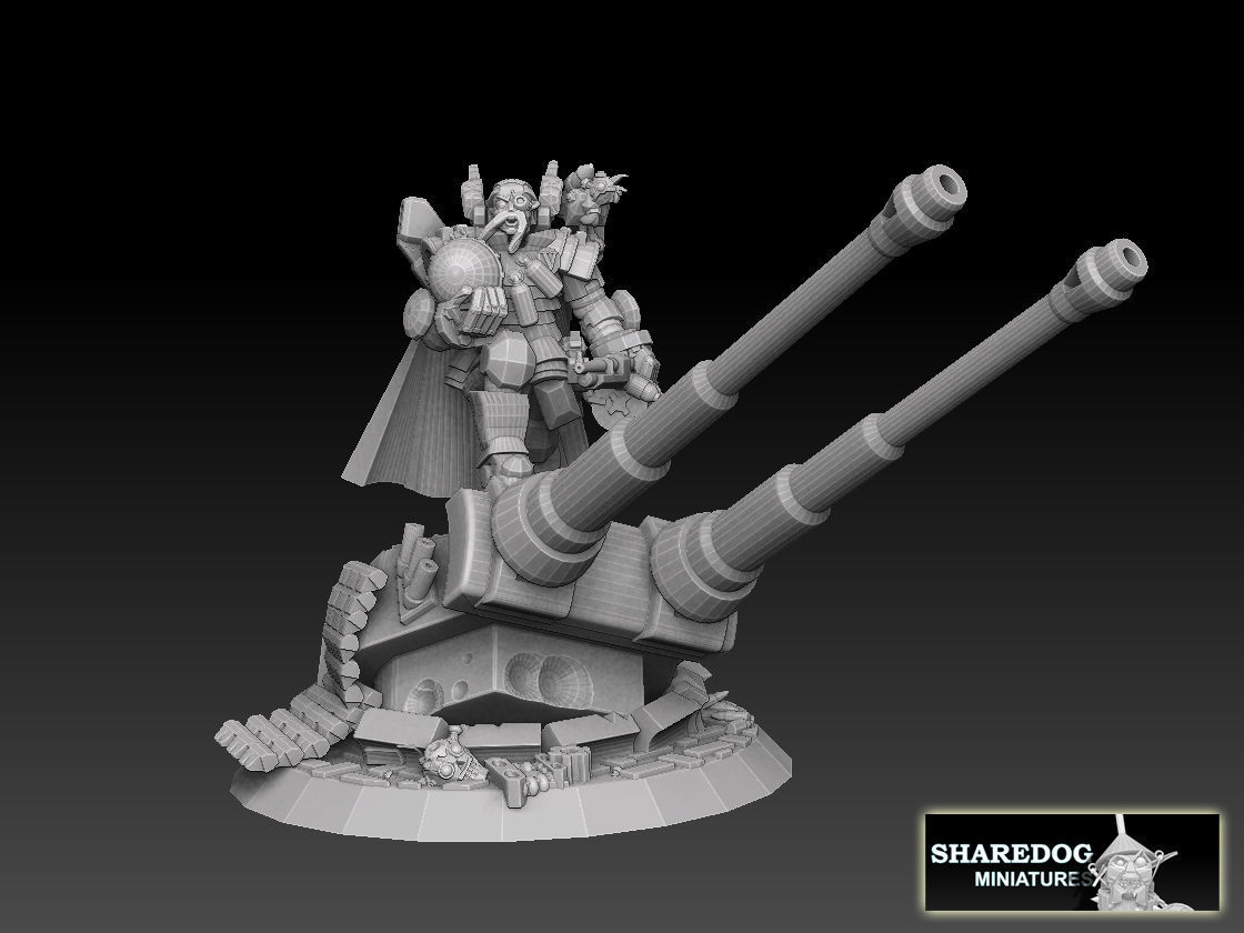Astroknight Megapack Barehead Edition 3D print model_10