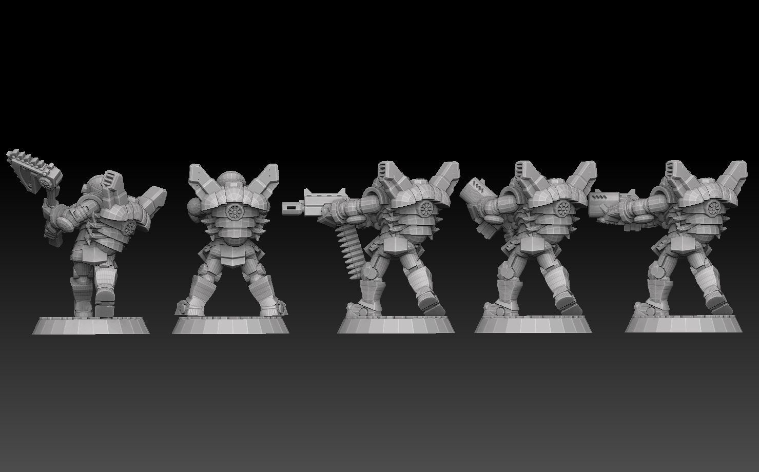 Astroknight Megapack Barehead Edition 3D print model_11