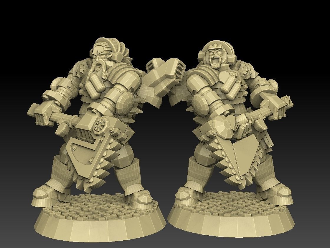 Astroknight Megapack Barehead Edition 3D print model_12